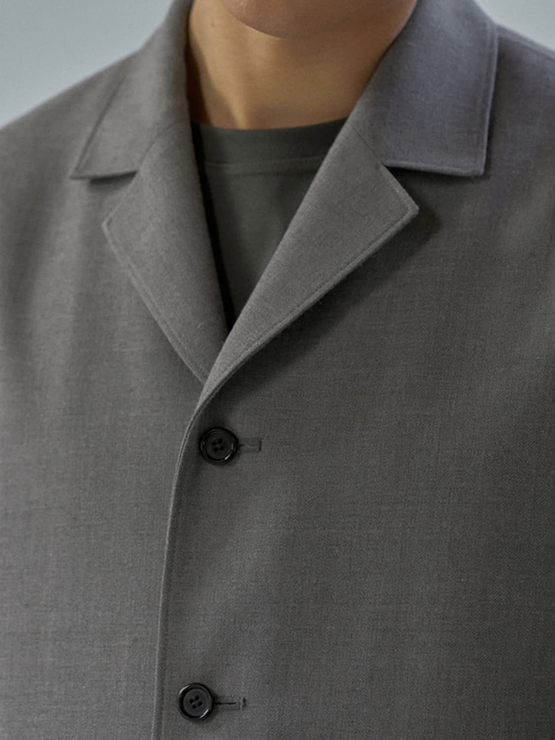 낫띵리튼 20ss 3b lounge jacket smoky grey 상품이미지2