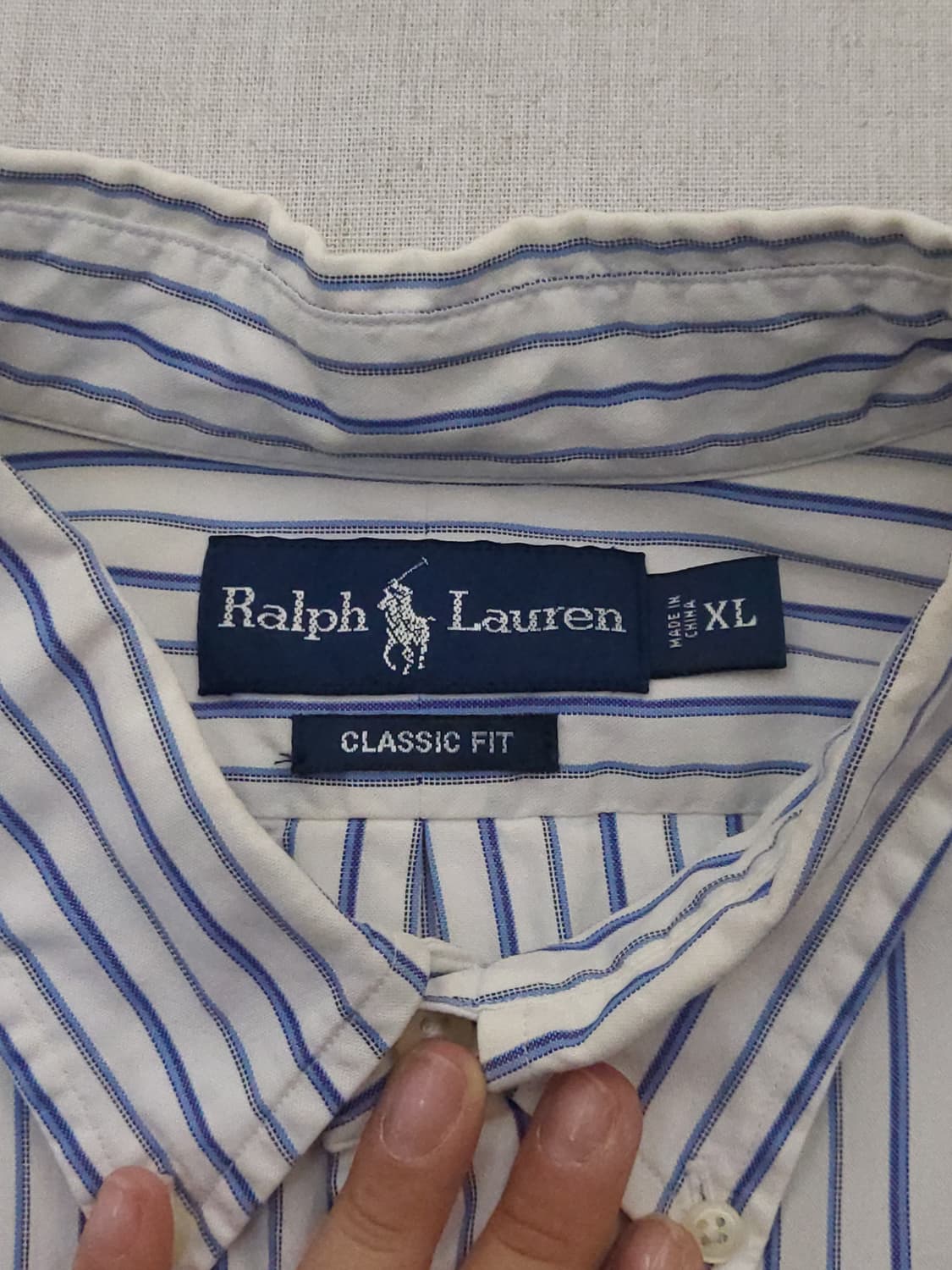 랄프로렌 스트라이프 셔츠 남방 XL 상품이미지3