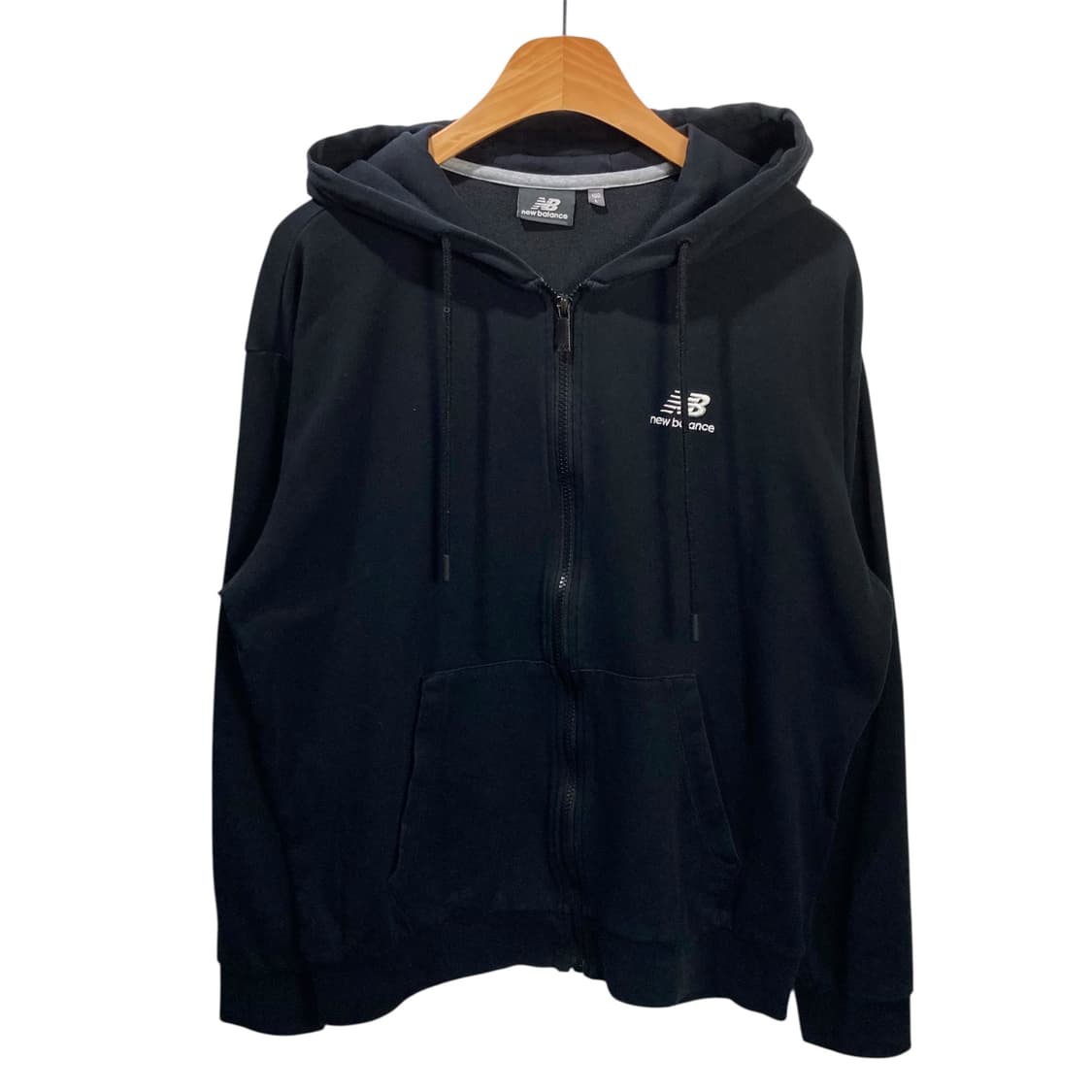 뉴발란스 블랙 후드집업 상품이미지2