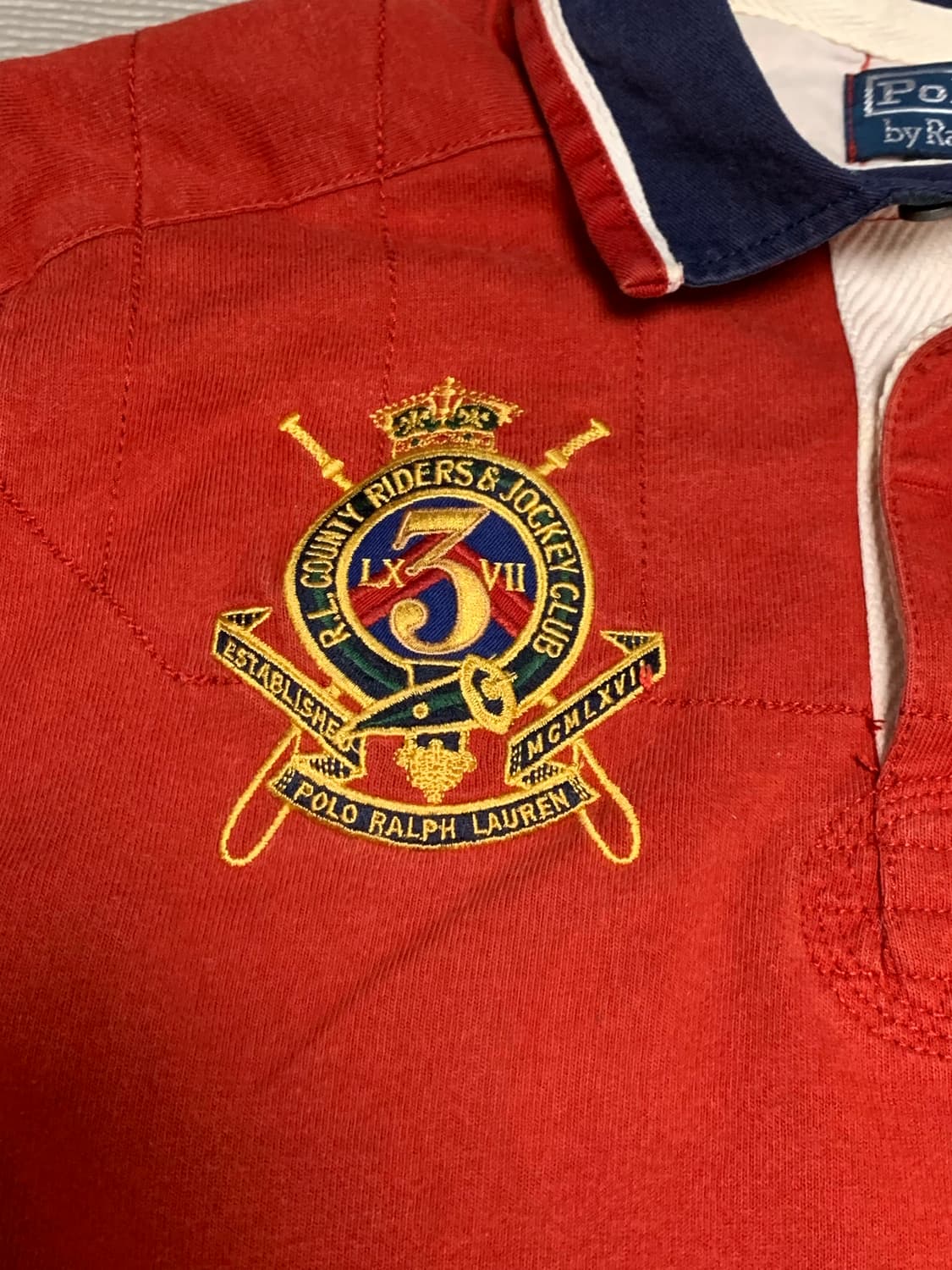 폴로 빅포니 카라티 긴팔 레드 상품이미지5