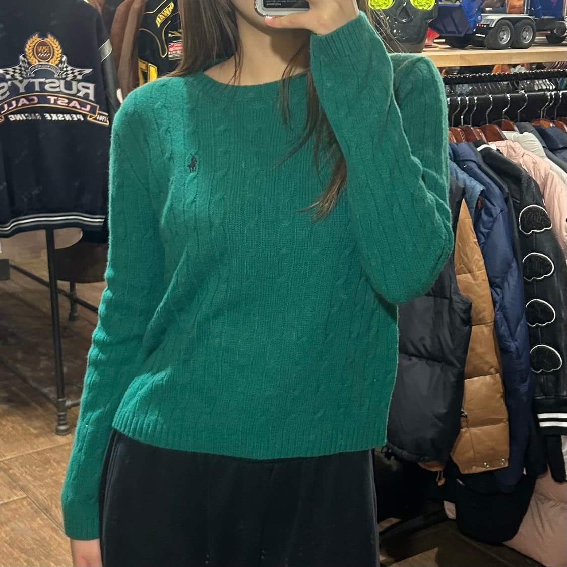 [HI] 폴로 랄프로렌 니트 그린 상품이미지2