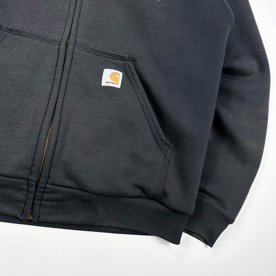 칼하트 오리지널 써멀 차콜 헤비 후드집업 (실측 L) 상품이미지4
