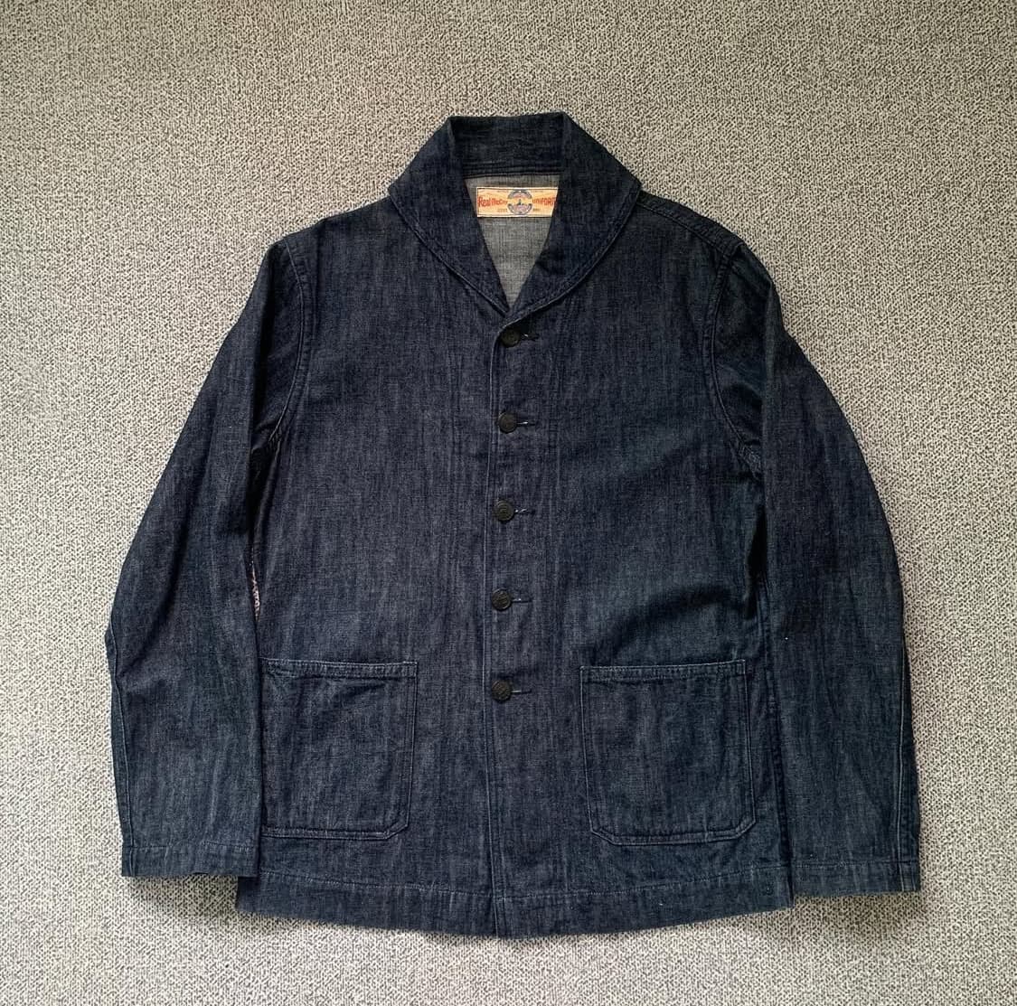 리얼맥코이 데님 숄컬러 유틸리티 자켓 38 L 상품이미지1