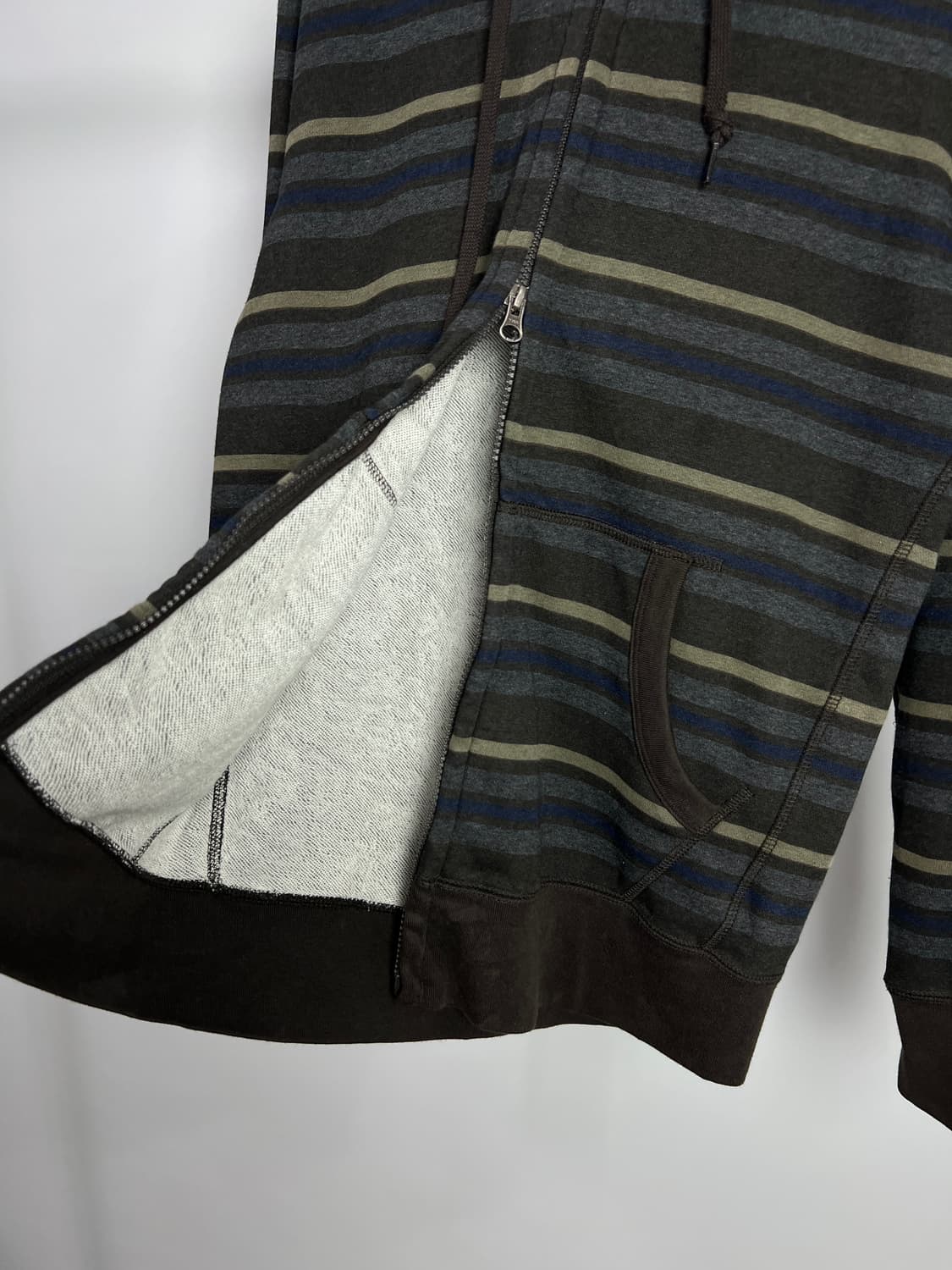 빈티지 스트라이프 후드 집업  상품이미지5