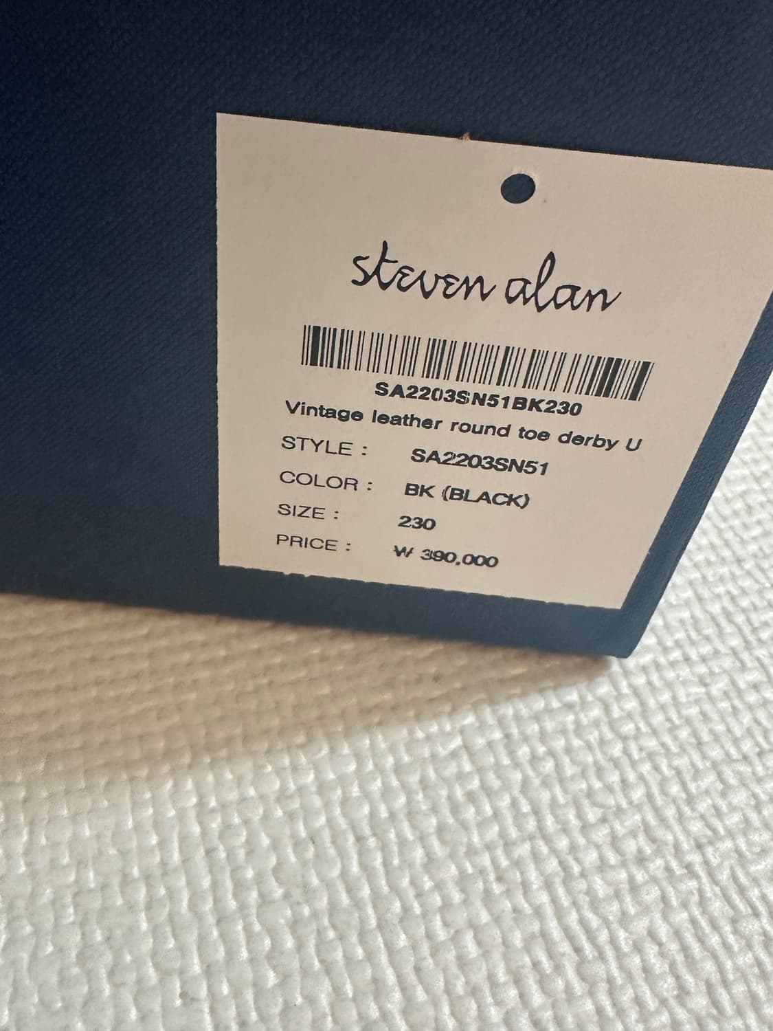 스티브알란 유니페어 협업 그린도어 더비 230 상품이미지8