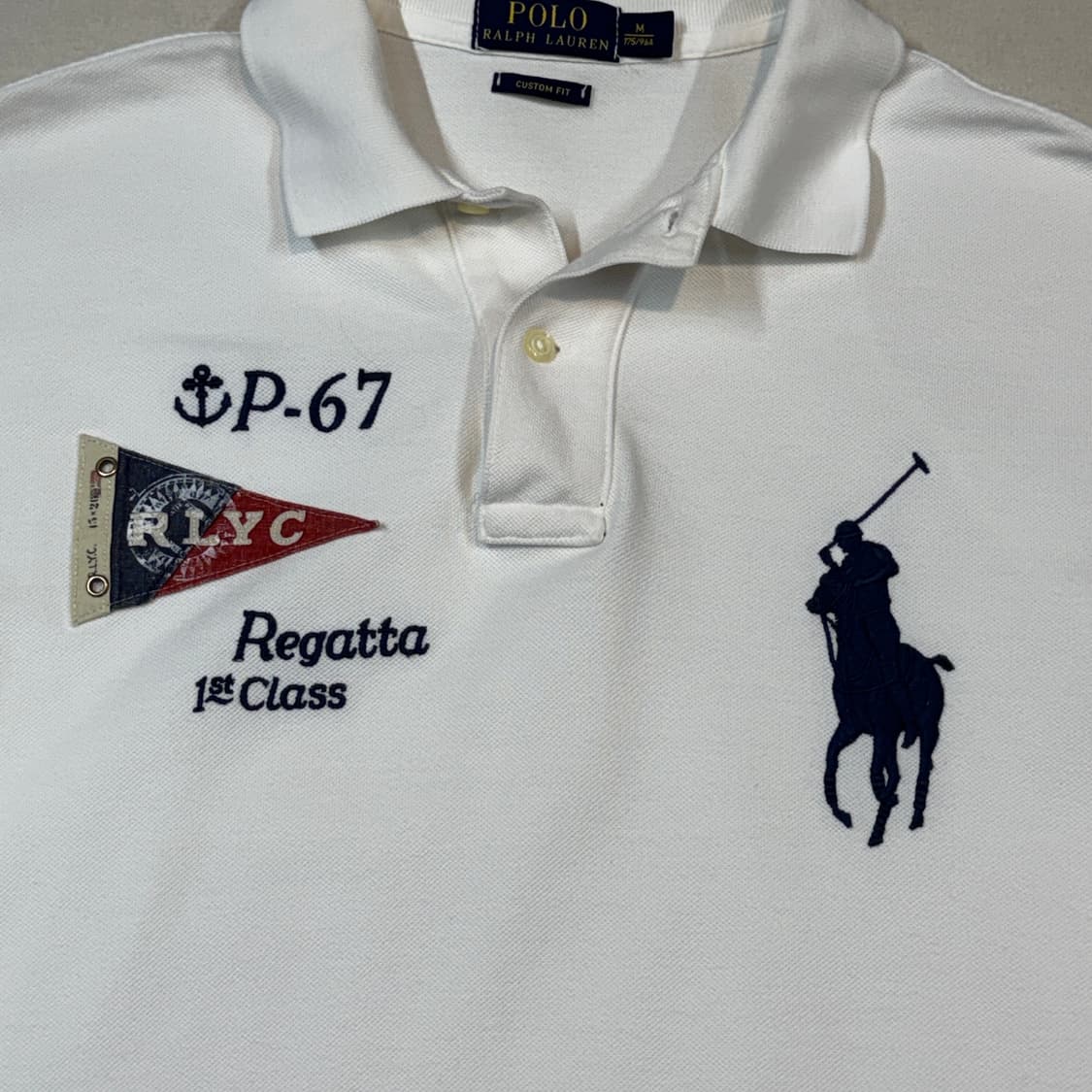 M) 폴로 랄프로렌 플래그 빅포니 반팔 카라티 상품이미지4