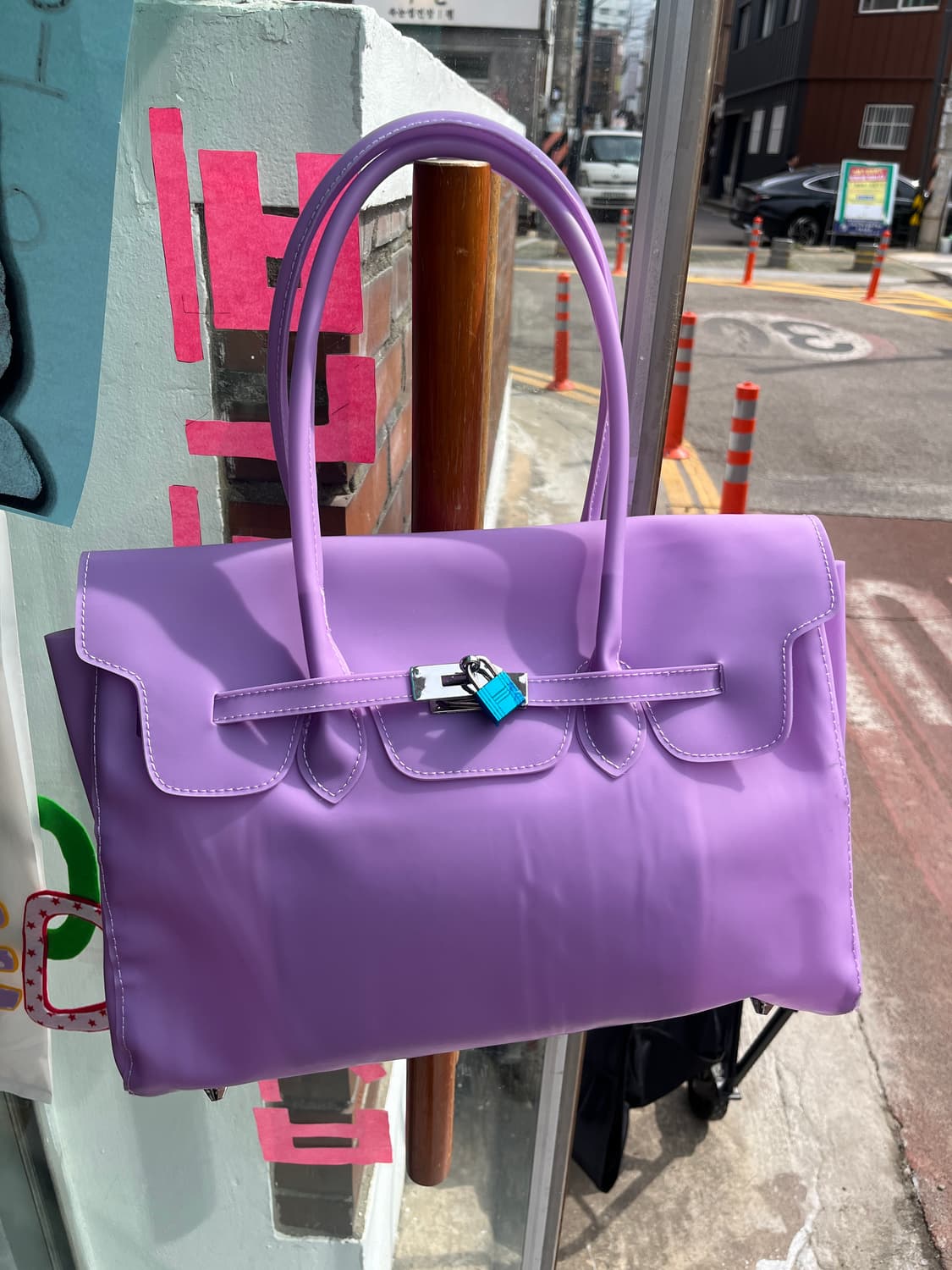 보라 젤리버킨 💜 B급 얼룩있음 상품이미지4