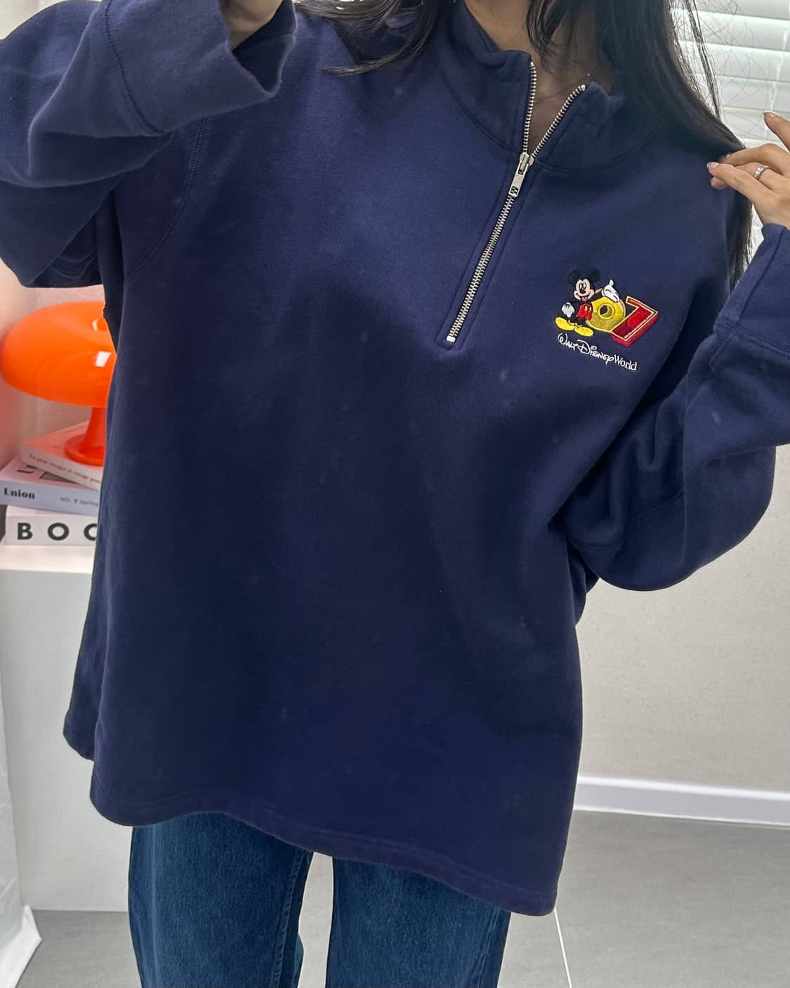 (XL)디즈니 반집업 맨투맨-M1124 상품이미지6