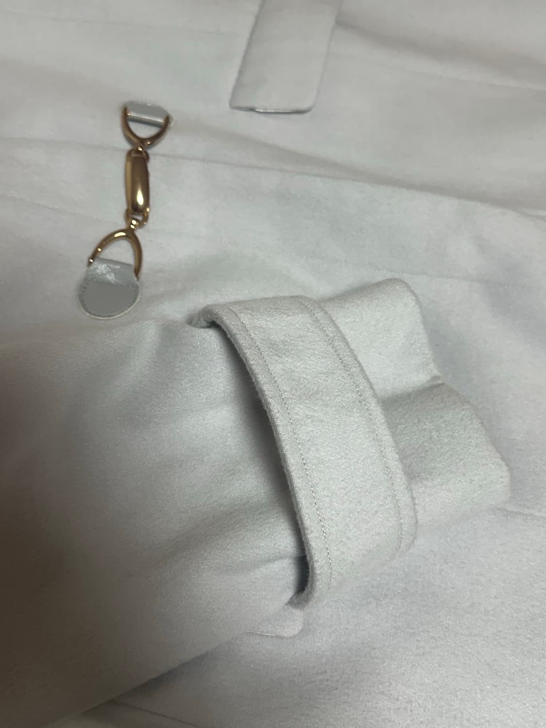 빈티지 소라색 회색 떡볶이 코트 히메 갸루 모리 리얼퍼 상품이미지6