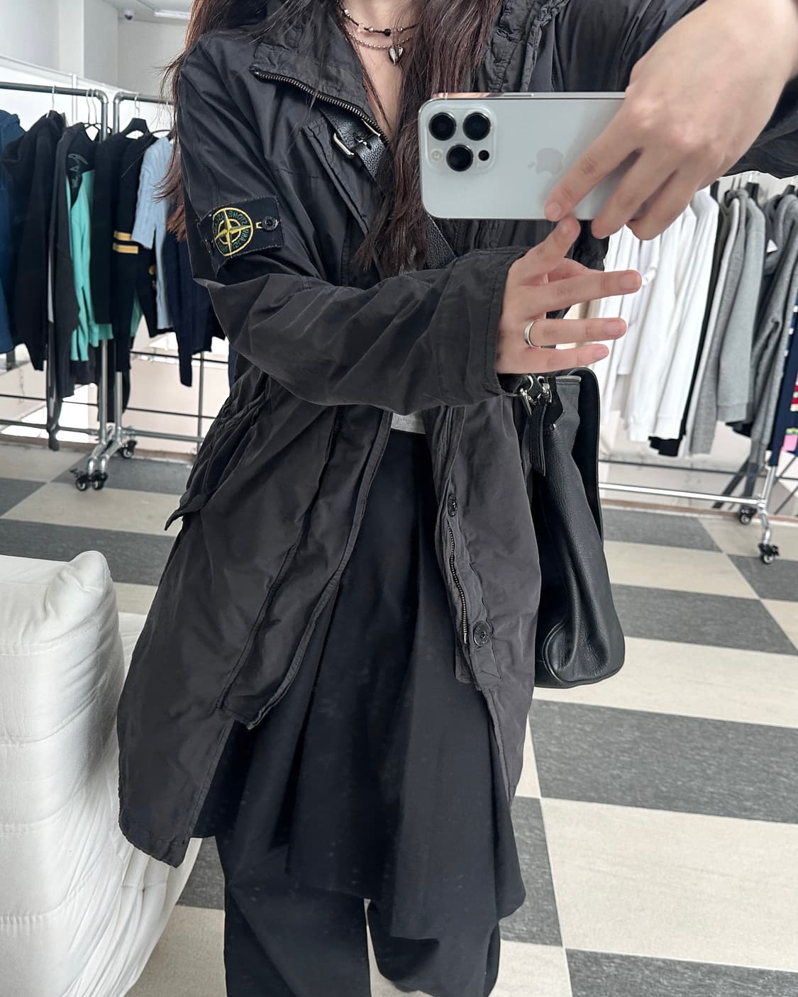 스톤아일랜드 와펜 다비드-TC 피쉬테일 파카 상품이미지8