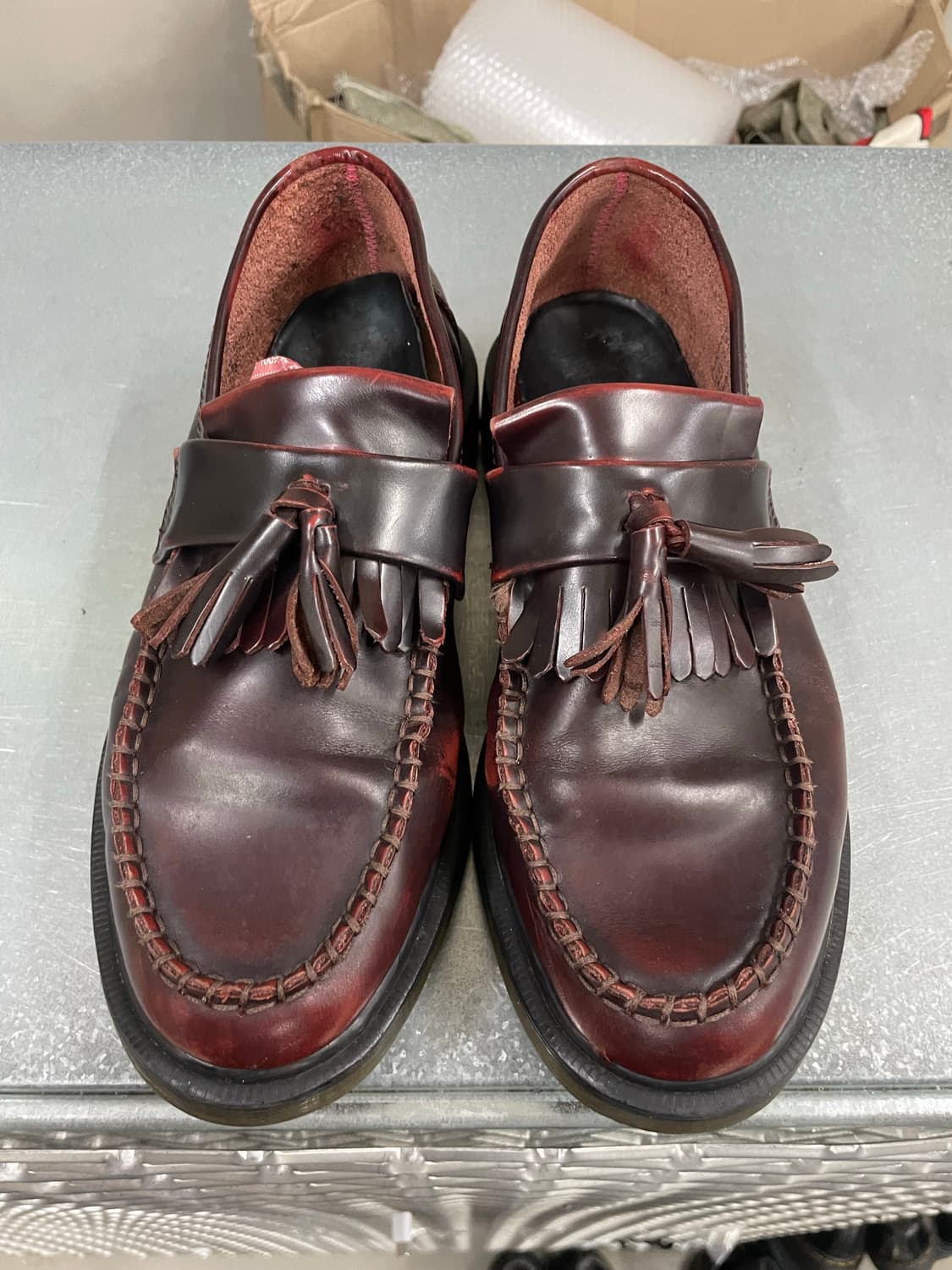 닥터마틴 아드리안 태슬 로퍼 체리 레드 us8 (gr-4144) 상품이미지5