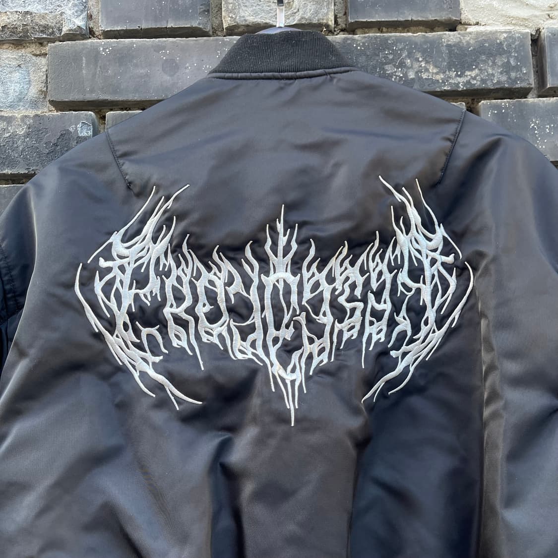 [1] Project G/R 메탈릭 봄버 자켓 블랙 상품이미지5