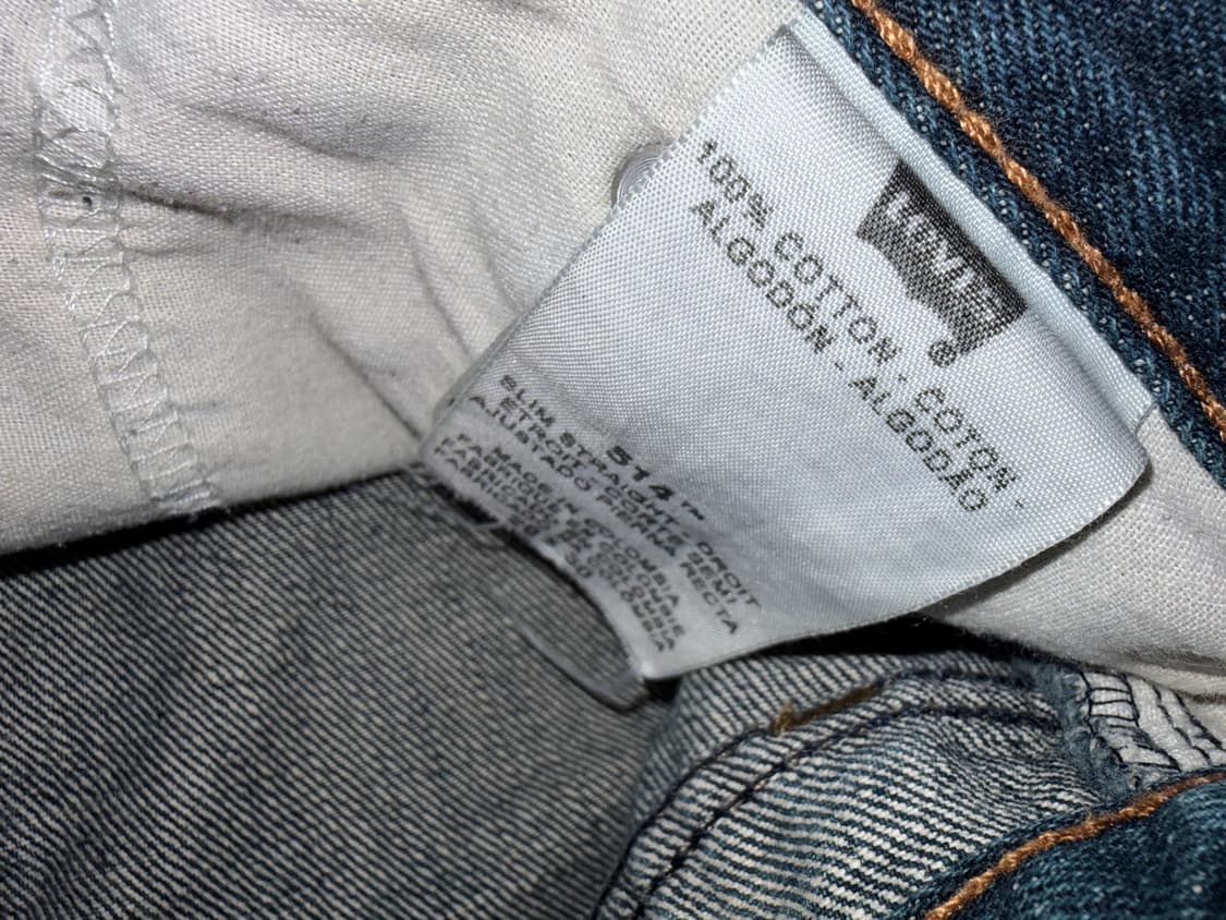 Vintage Levi's 514 Slim Straight 29x30 상품이미지5