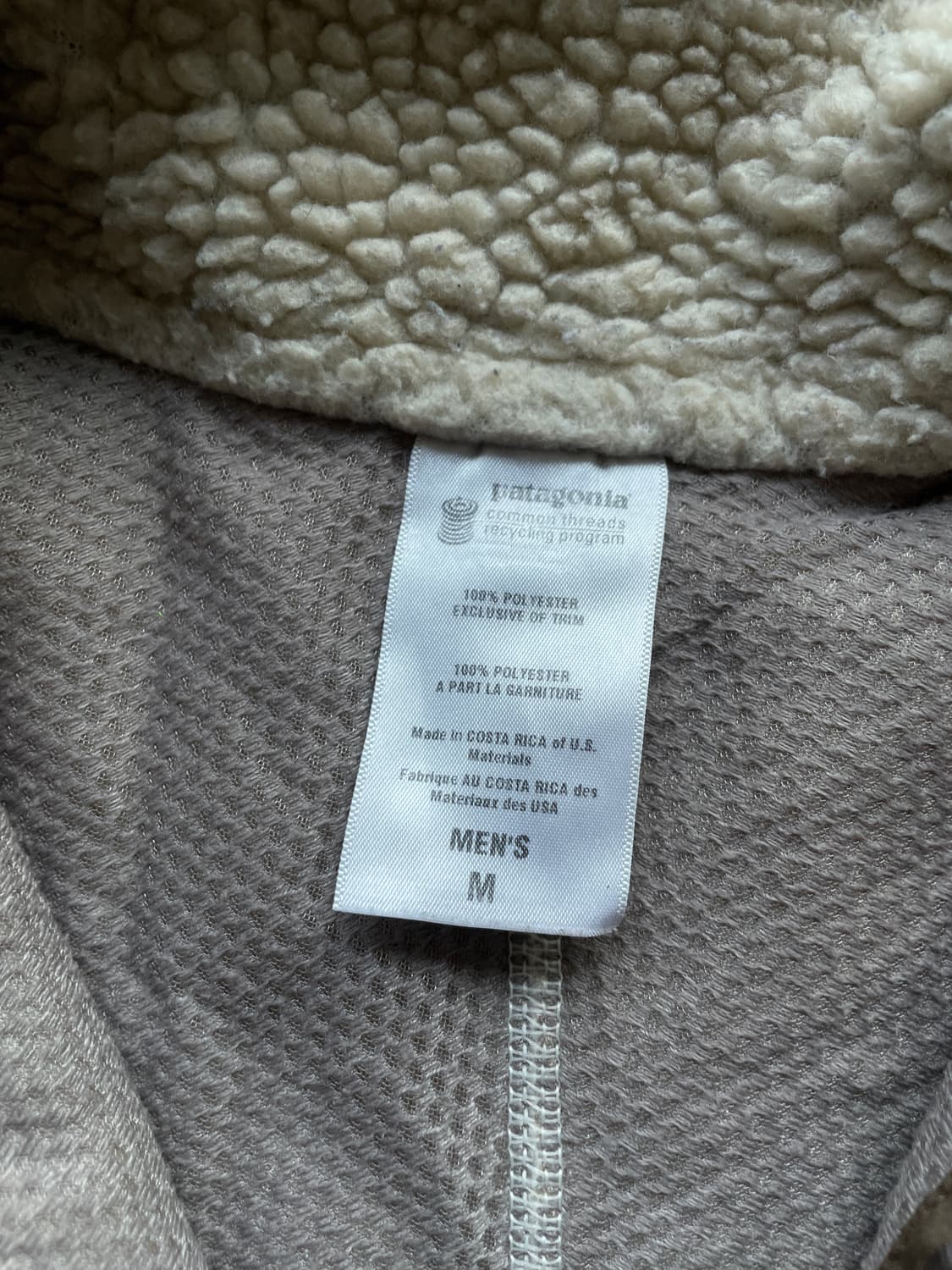 파타고니아 레트로x 오트밀 브라운 자켓 상품이미지3