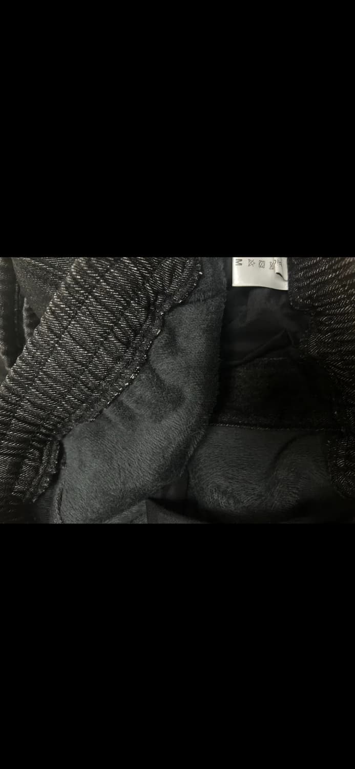 기모 와이드팬츠 검정(편택포1) 상품이미지2