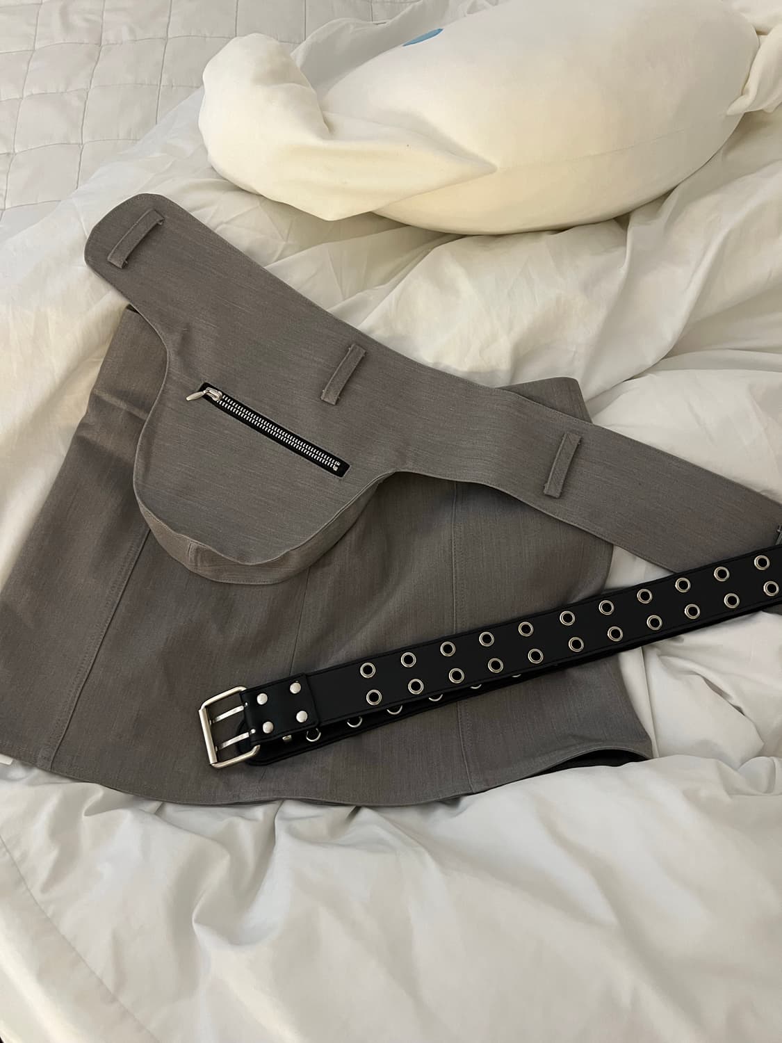 카시코 카고 미니 벨트 스커트 m 상품이미지3