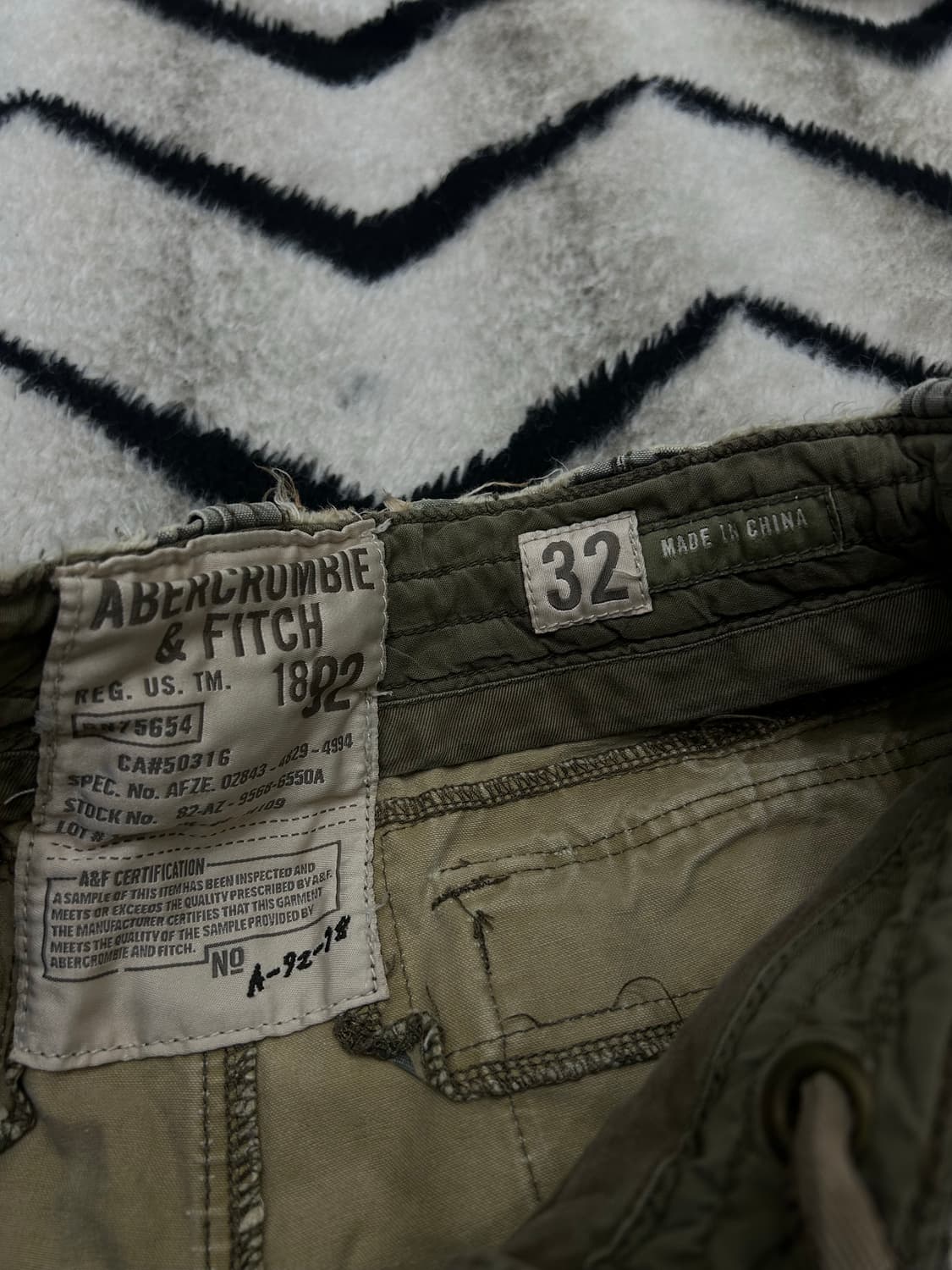 [32]아베크롬비 빈티지 카모 카고 버뮤다 팬츠 상품이미지4
