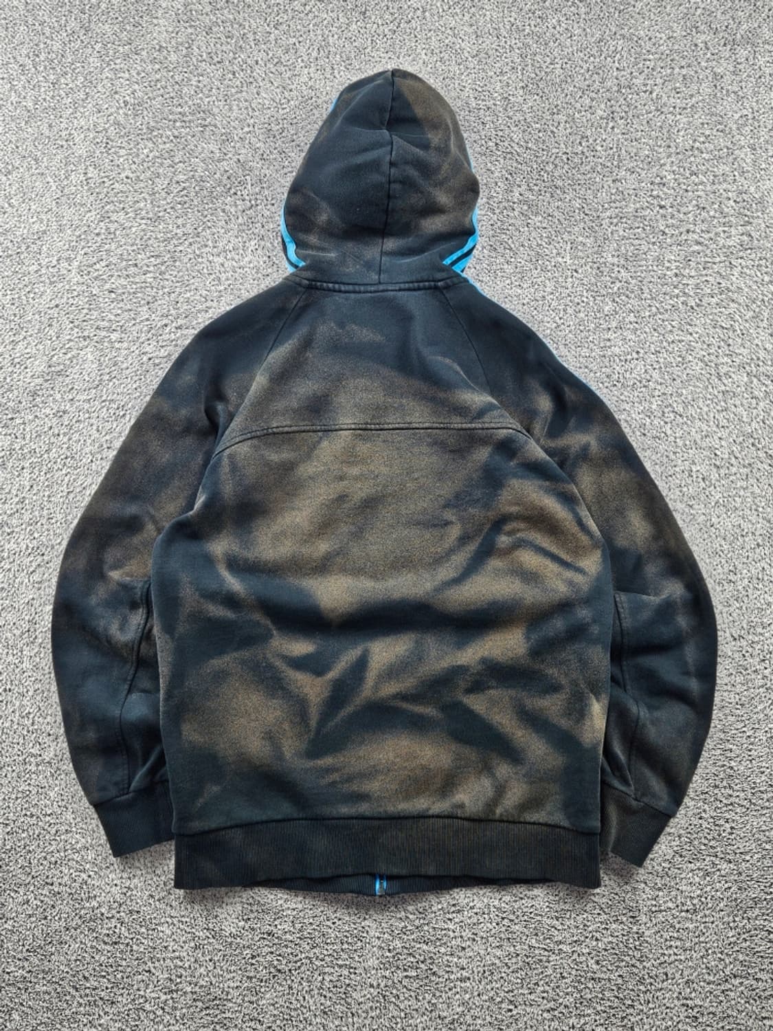 아디다스 다잉 워시드 커스텀 스웻 후드 집업 ( M ) / 10945 상품이미지3