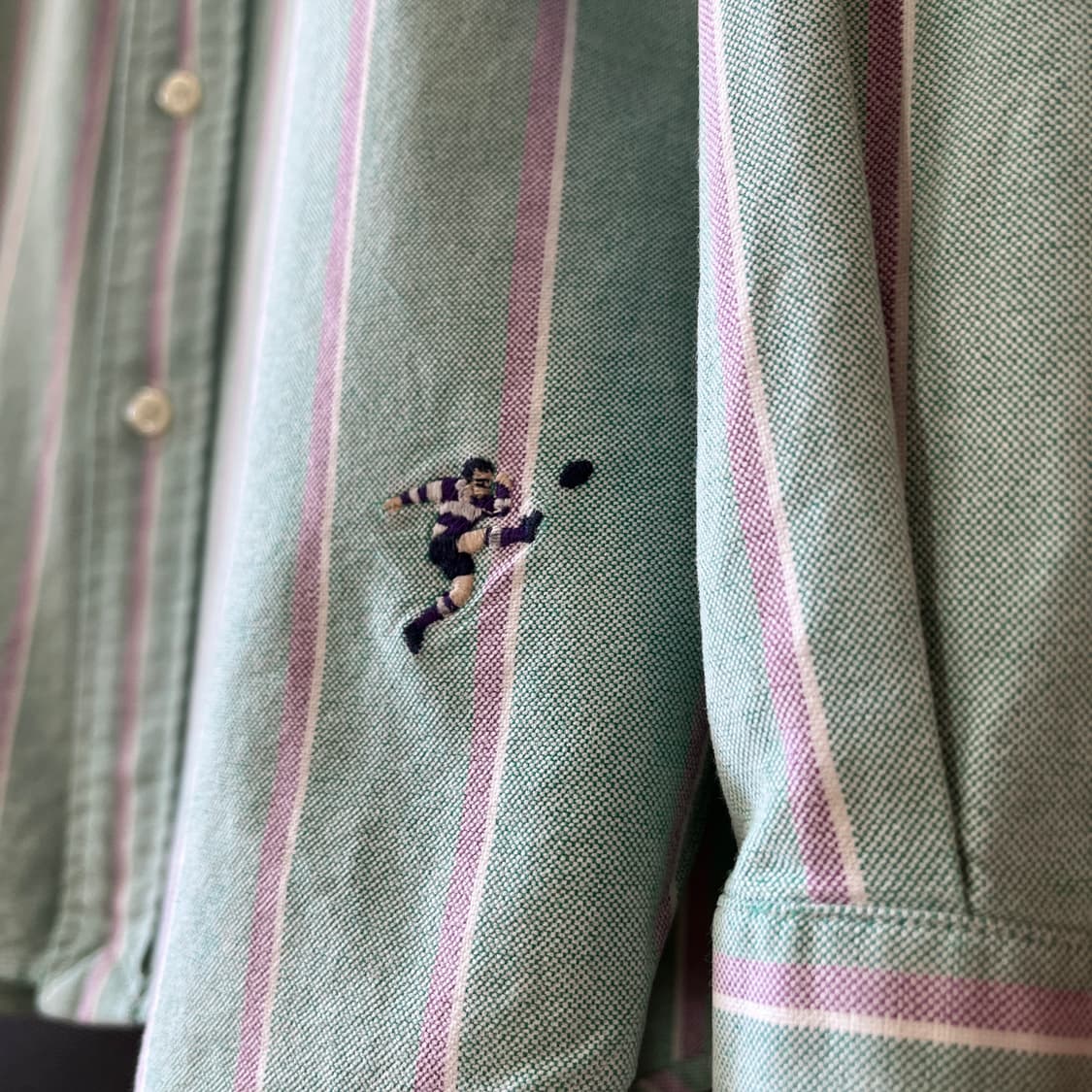 폴로 럭비 자수 버튼다운 셔츠 상품이미지3