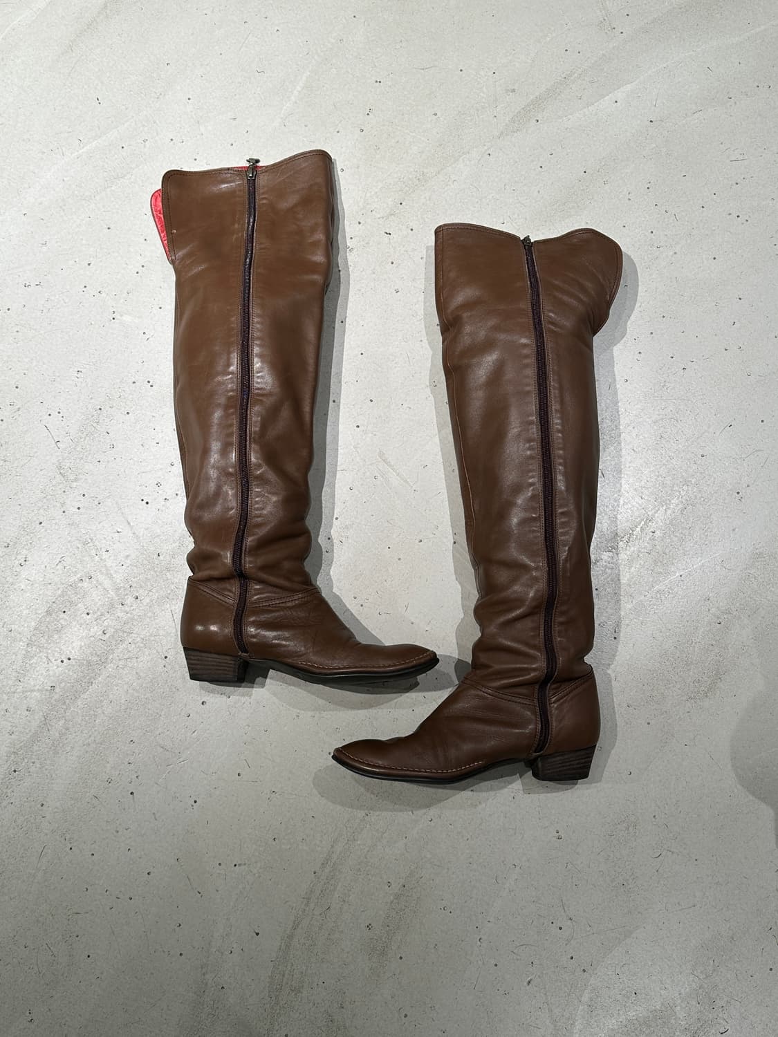 00s Anna sui  y2k vintage brown boots 상품이미지6