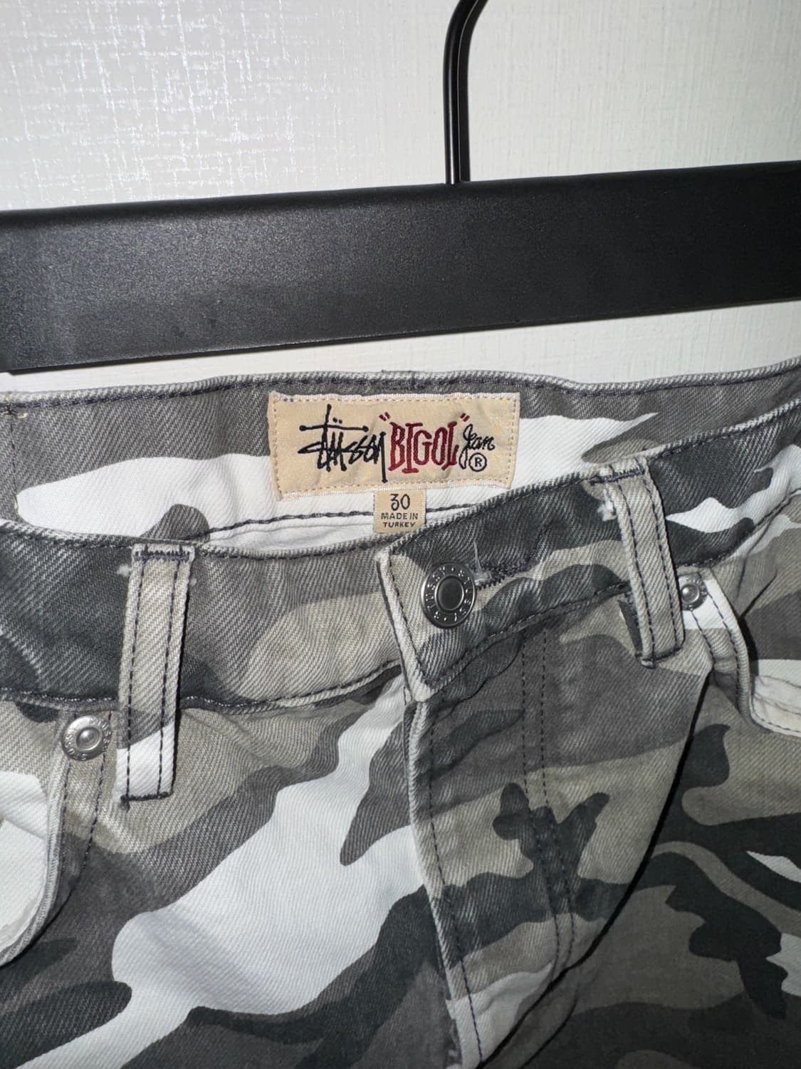 스투시 빅올 카모 데님팬츠 상품이미지3