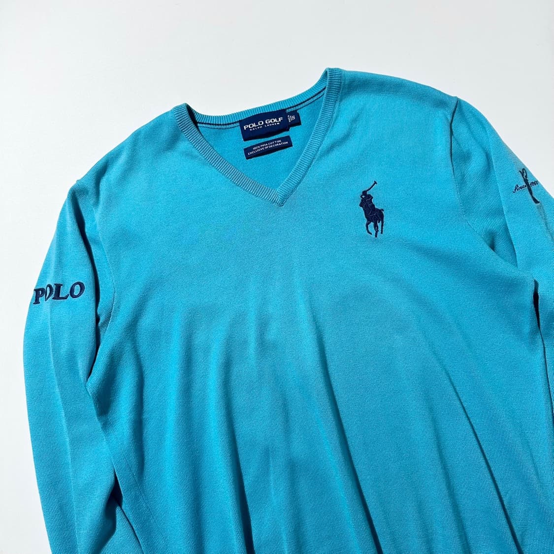 폴로 랄프로렌 빅포니 V넥 니트 상품이미지3