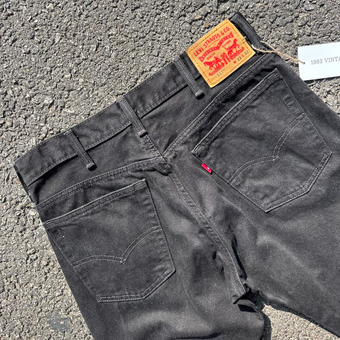 리바이스 517 블랙 부츠컷 상품이미지9