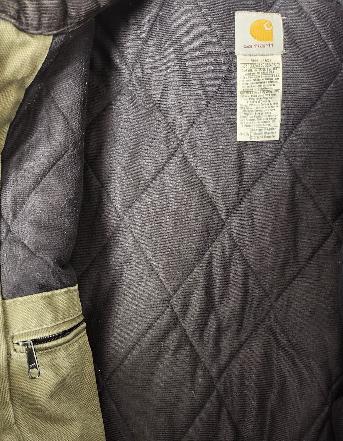 칼하트Carhartt/산타페 j14 자켓/XL 상품이미지6