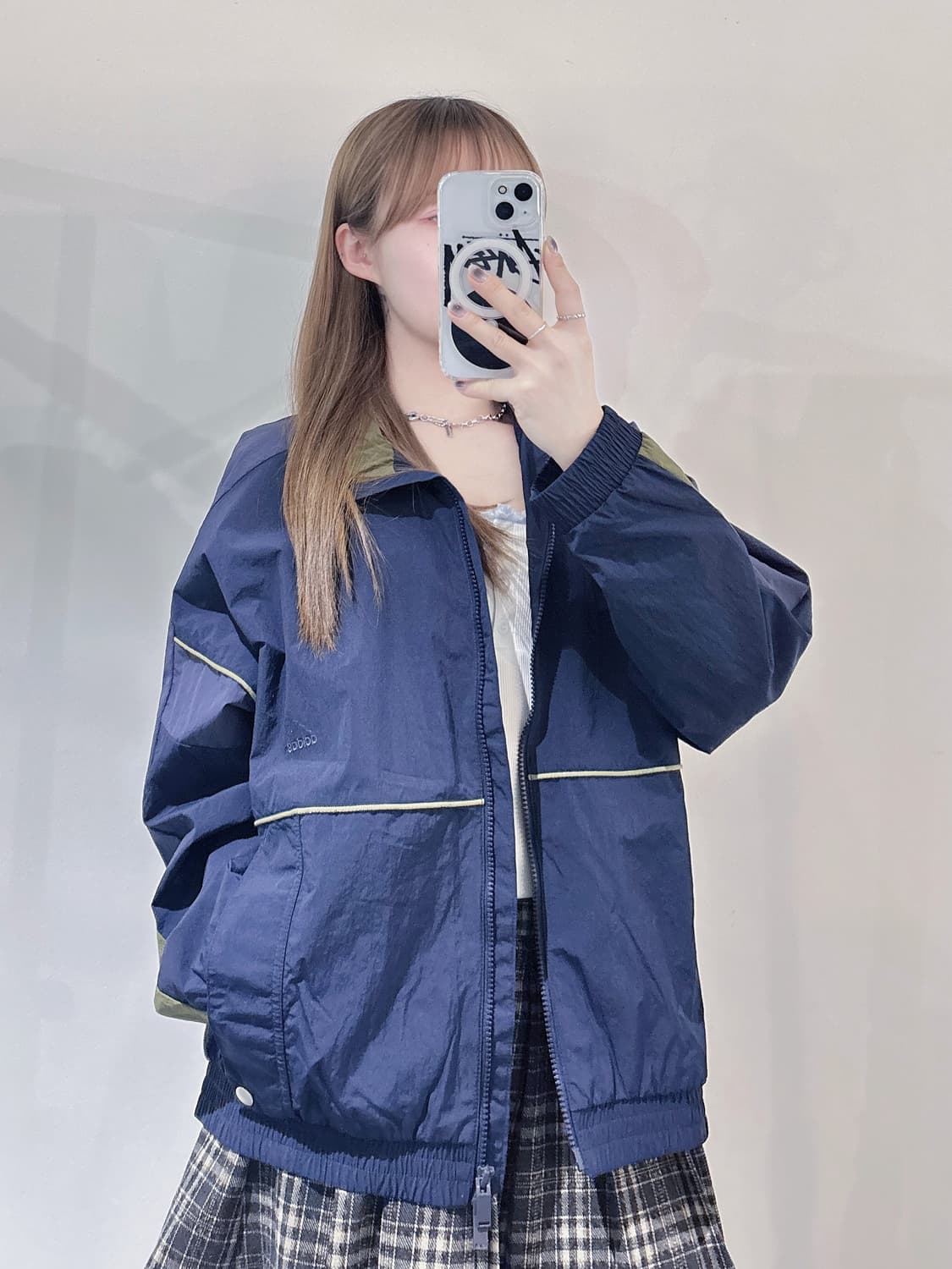 아디다스 스몰로고 투웨이 바람막이 상품이미지2