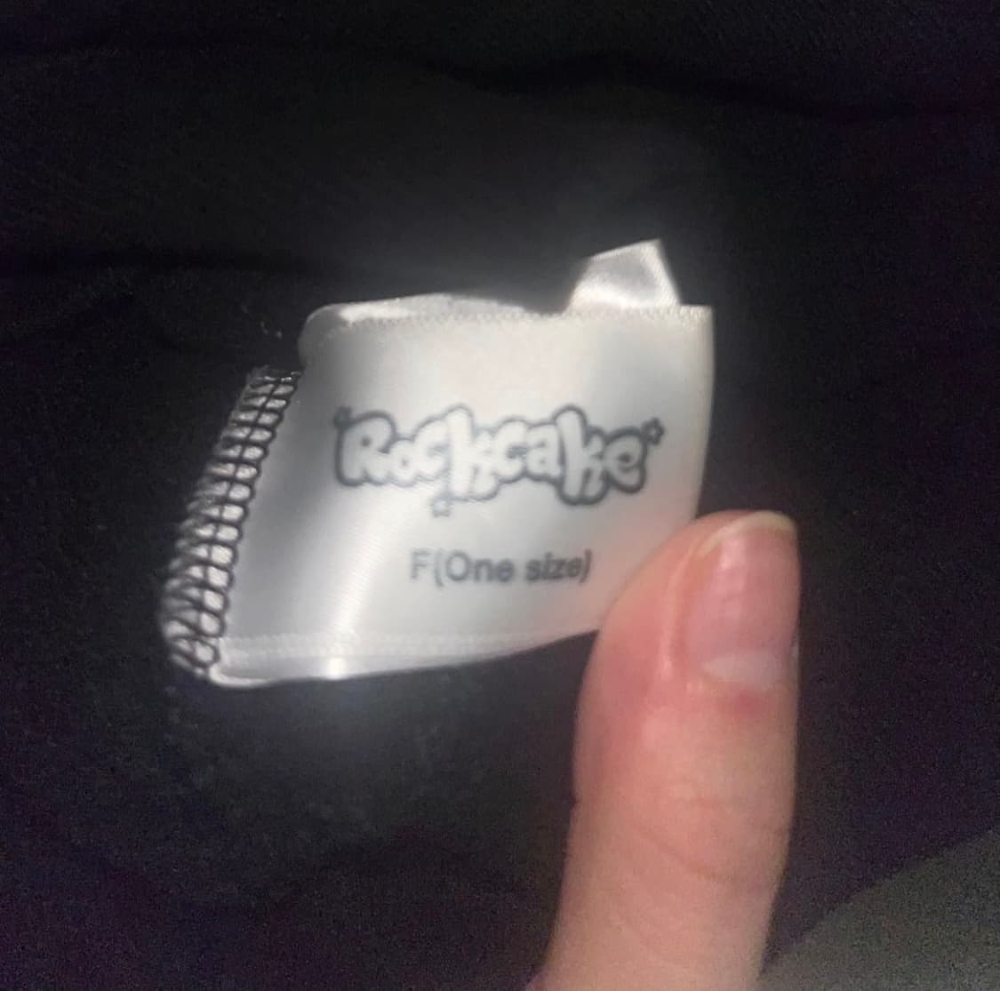 Pretone 데님스커트 & Rockcacke 블랙크롭후드집업 상품이미지5