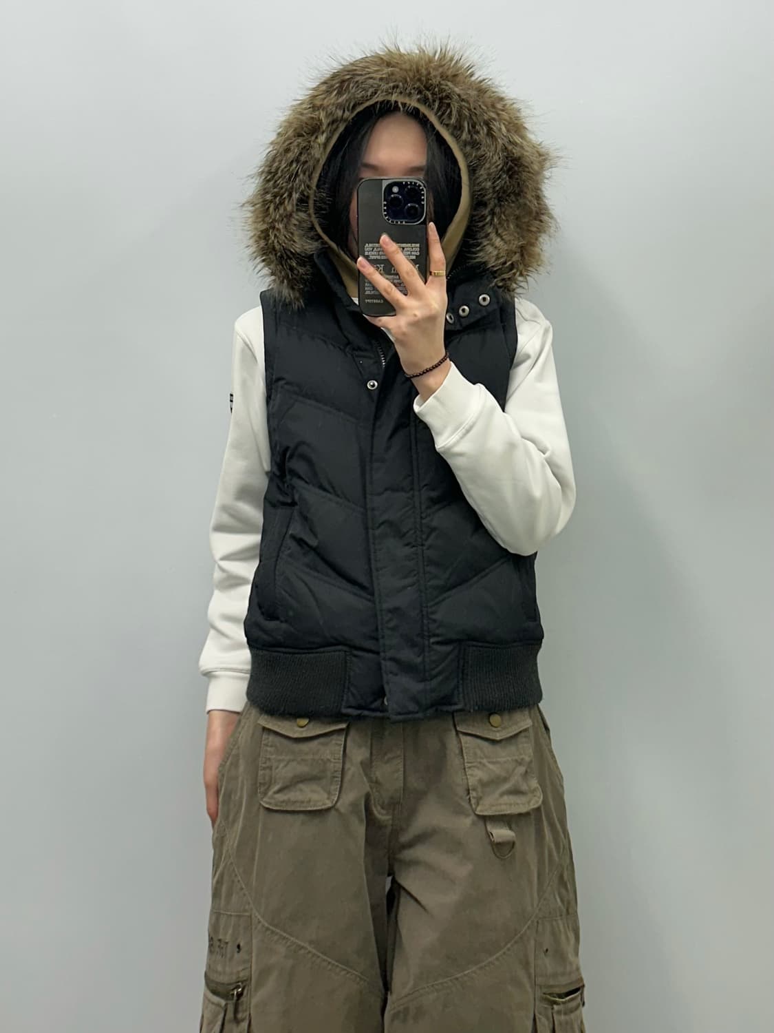 Gap 갭 울프죠 후드 조끼 패딩 상품이미지2