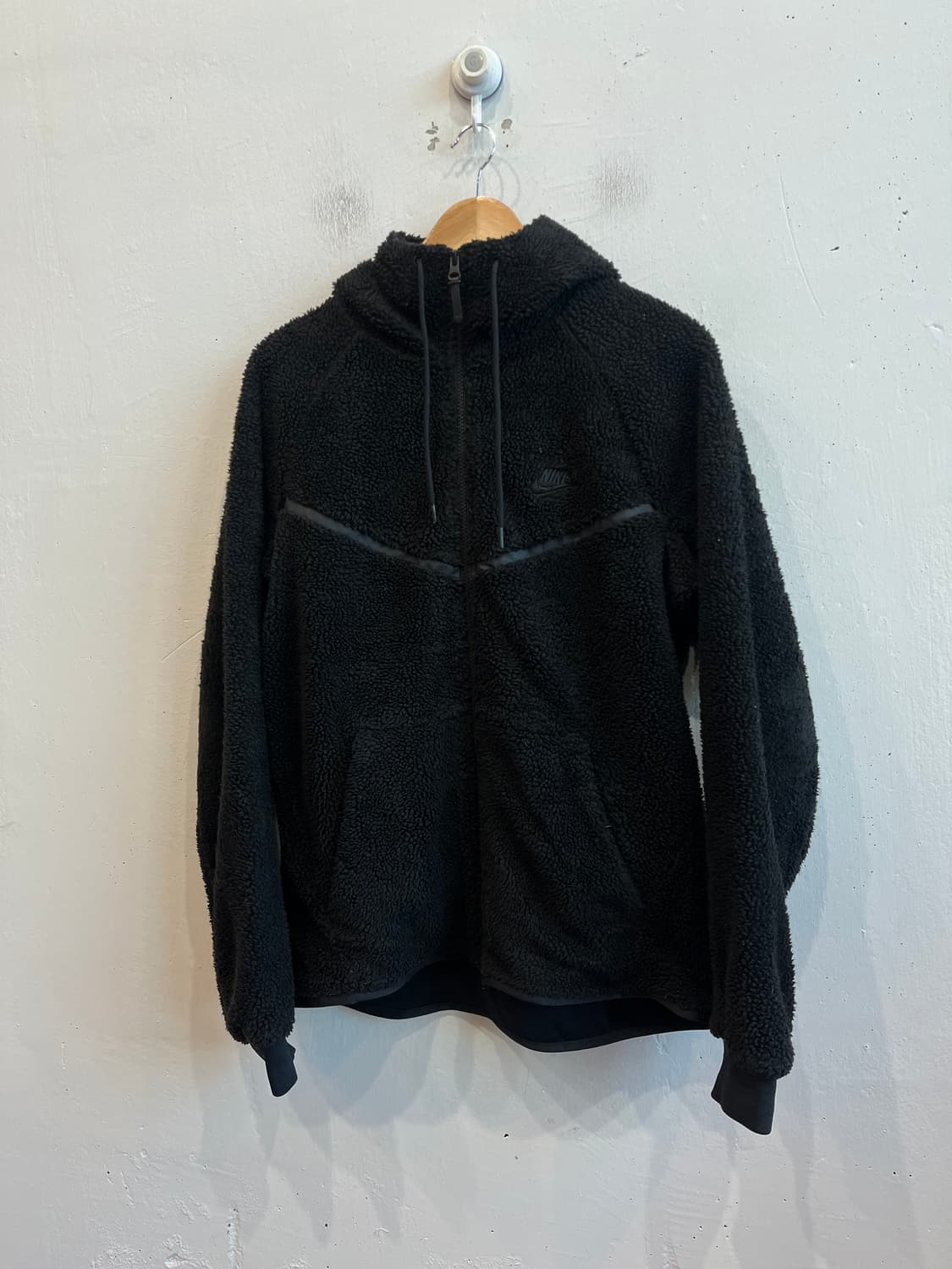 나이키 후디 플리스 자켓 블랙 XL 상품이미지1