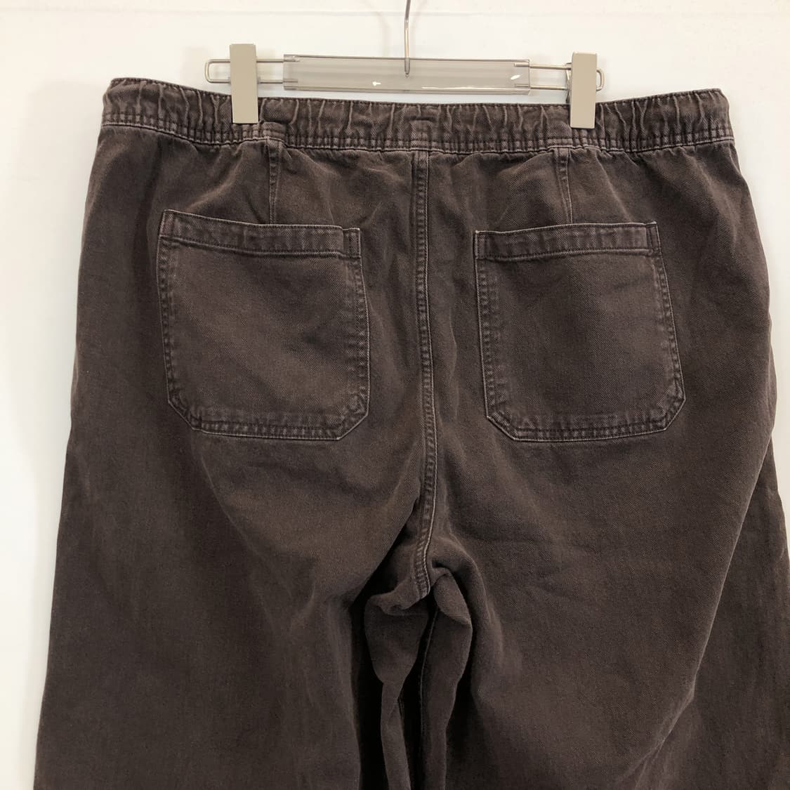 GAP 가먼트 브라운 와이드레그 밴딩팬츠 38-40 인치  상품이미지4