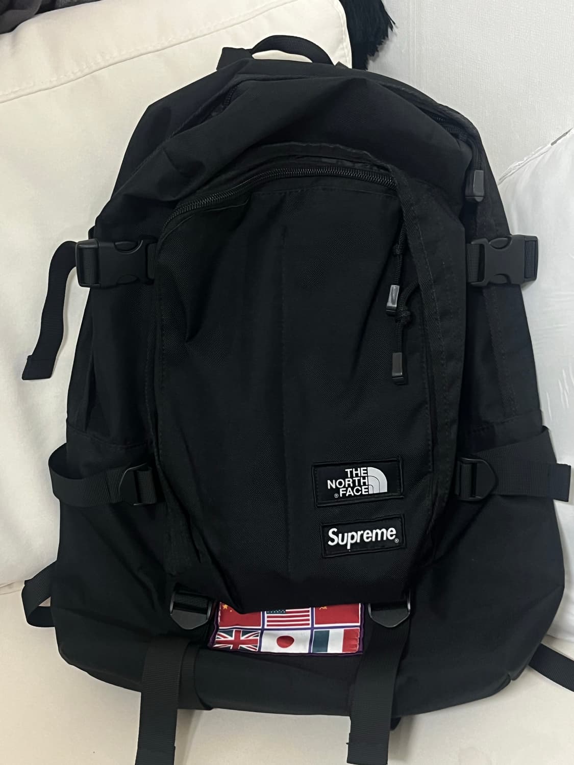 슈프림 x 노스페이스 14ss 익스패디션 국기 백팩 상품이미지2