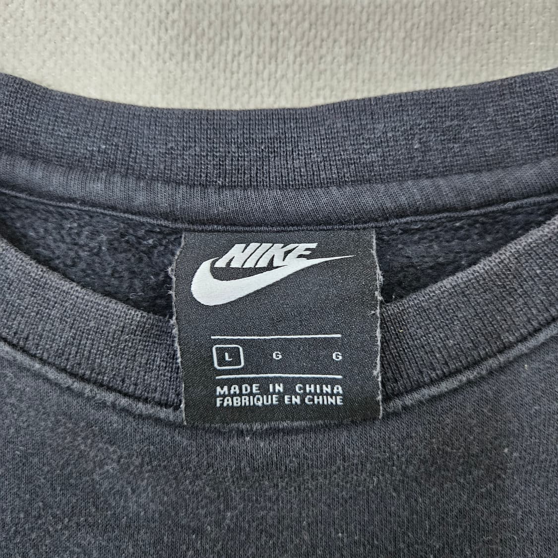 L 나이키 스몰로고 맨투맨 0306Y 상품이미지3