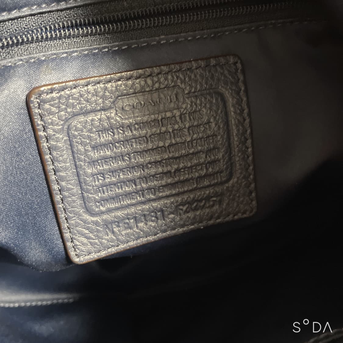 코치 시그니처 네이비 숄더백 크로스백 상품이미지8