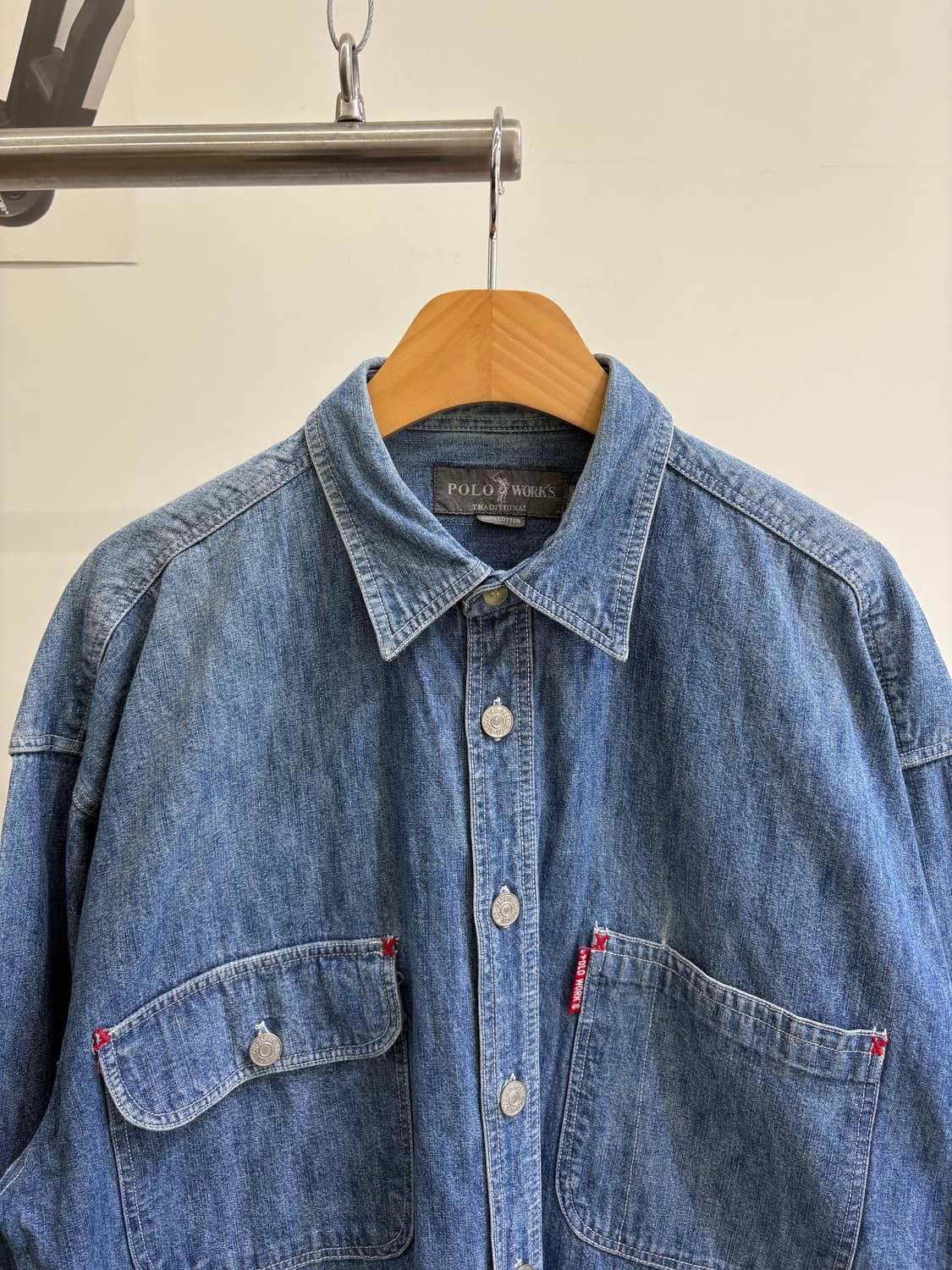 POLO WORK'S 데님셔츠 상품이미지2