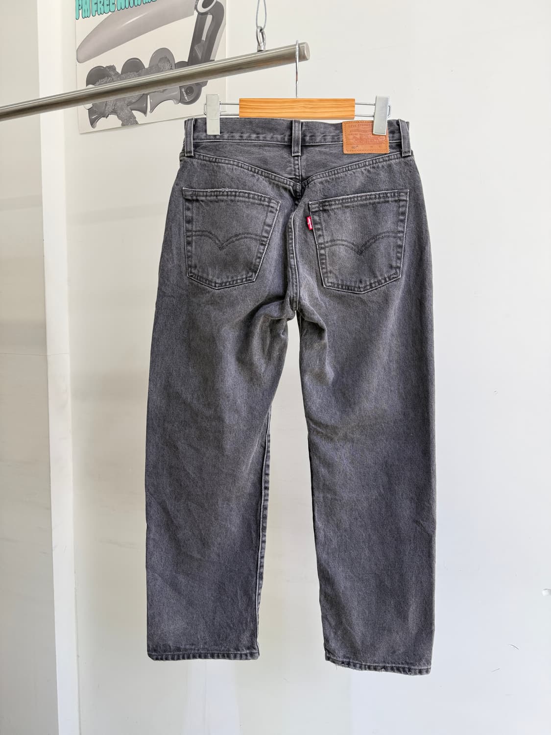 LEVIS 501 흑청 데님  상품이미지4