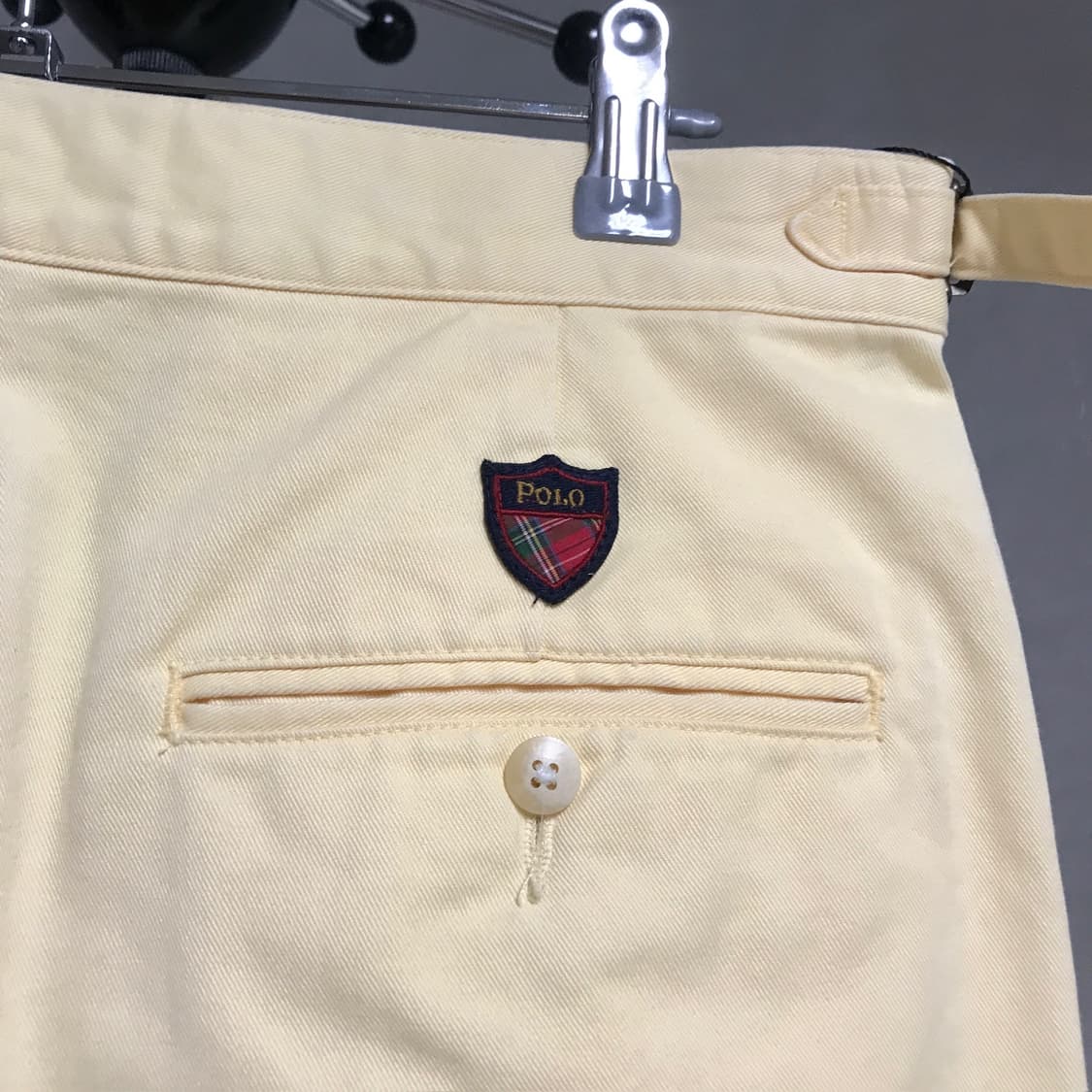 폴로 랄프로렌 옐로우 치노 팬츠 80-97 상품이미지4