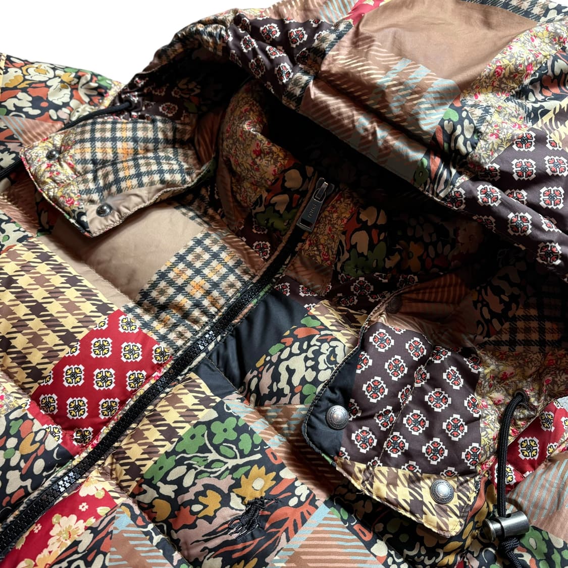 폴로 여성용 패치워크 패딩 상품이미지3