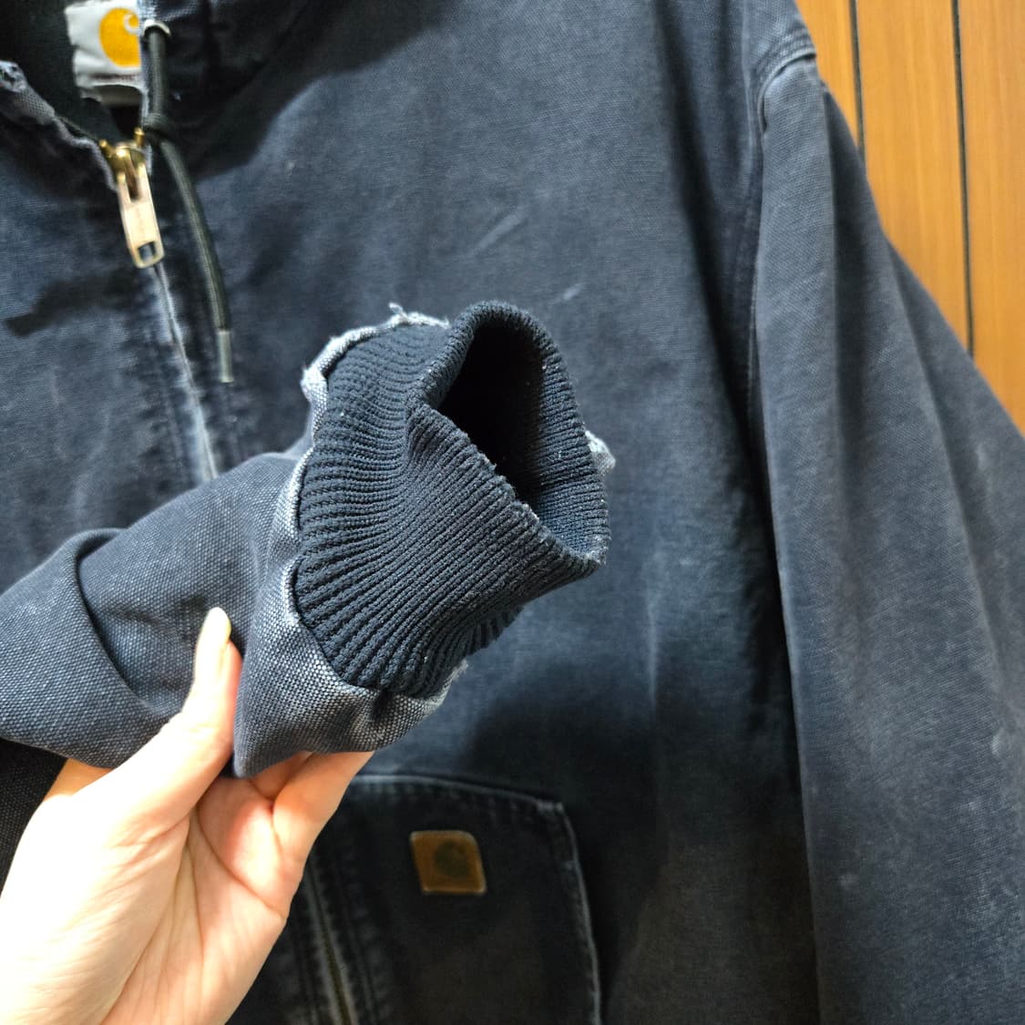 칼하트 덕 캔버스 후드 액티브 워크 자켓 XL 상품이미지4