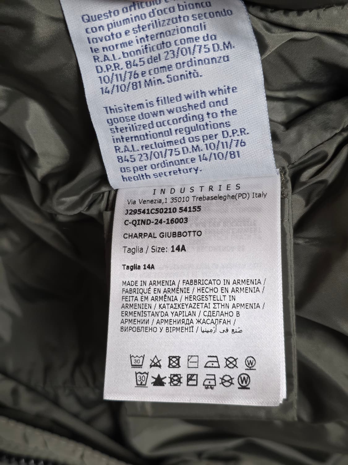 몽클레어 charpal 샤르팔 14A 새상품 상품이미지8