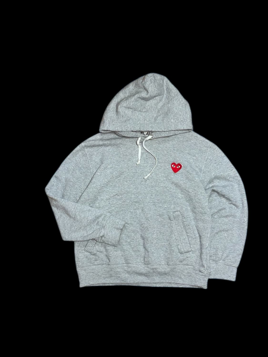 꼼데가르송 플레이 하트 그레이 후드티 ( 제니 후드티) 상품이미지3