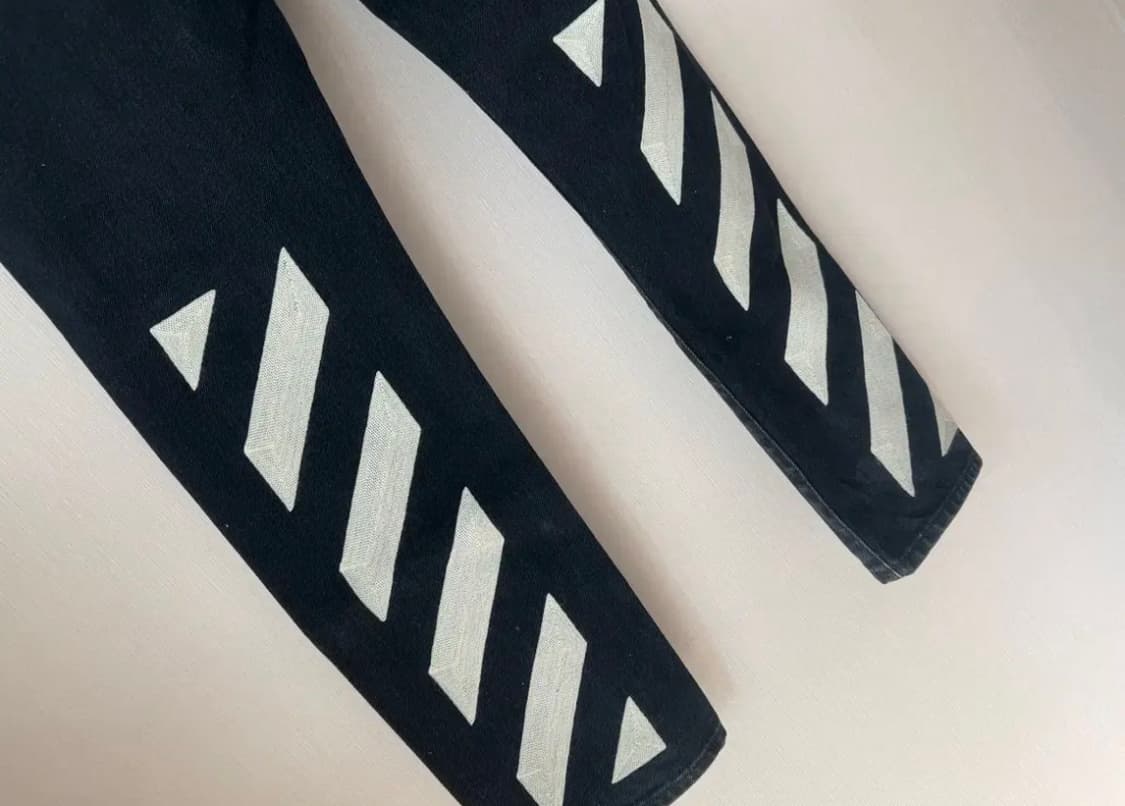 오프화이트 다이애고날 슬림 진 34 청바지 상품이미지6