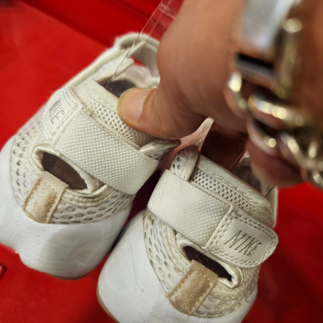 나이키(Nike) 에어리프트 브리드 화이트 퓨어 250size 상품이미지6