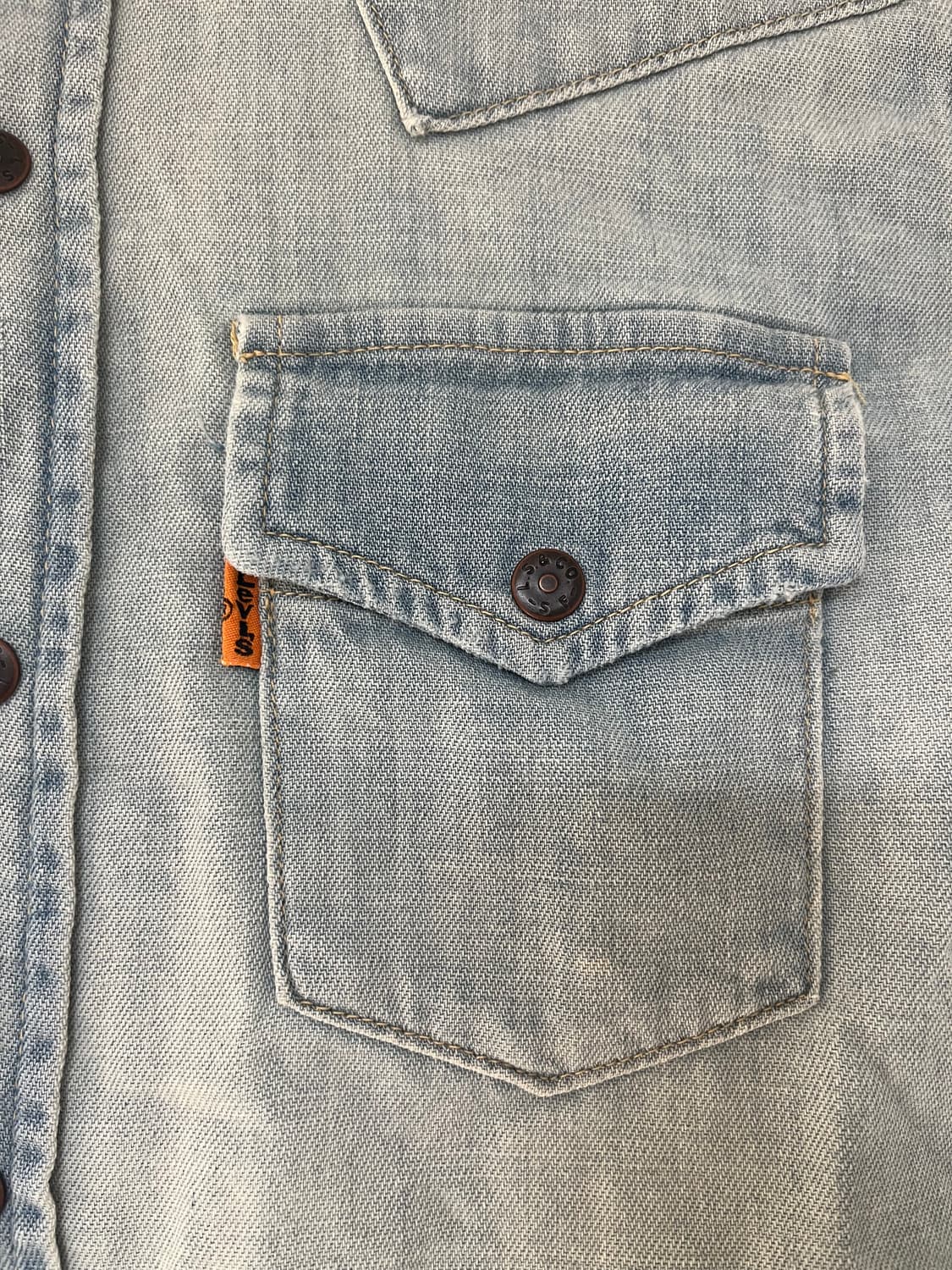 LVC 웨스턴 데님 셔츠 새제품(리바이스, RRL, LVC) 상품이미지6