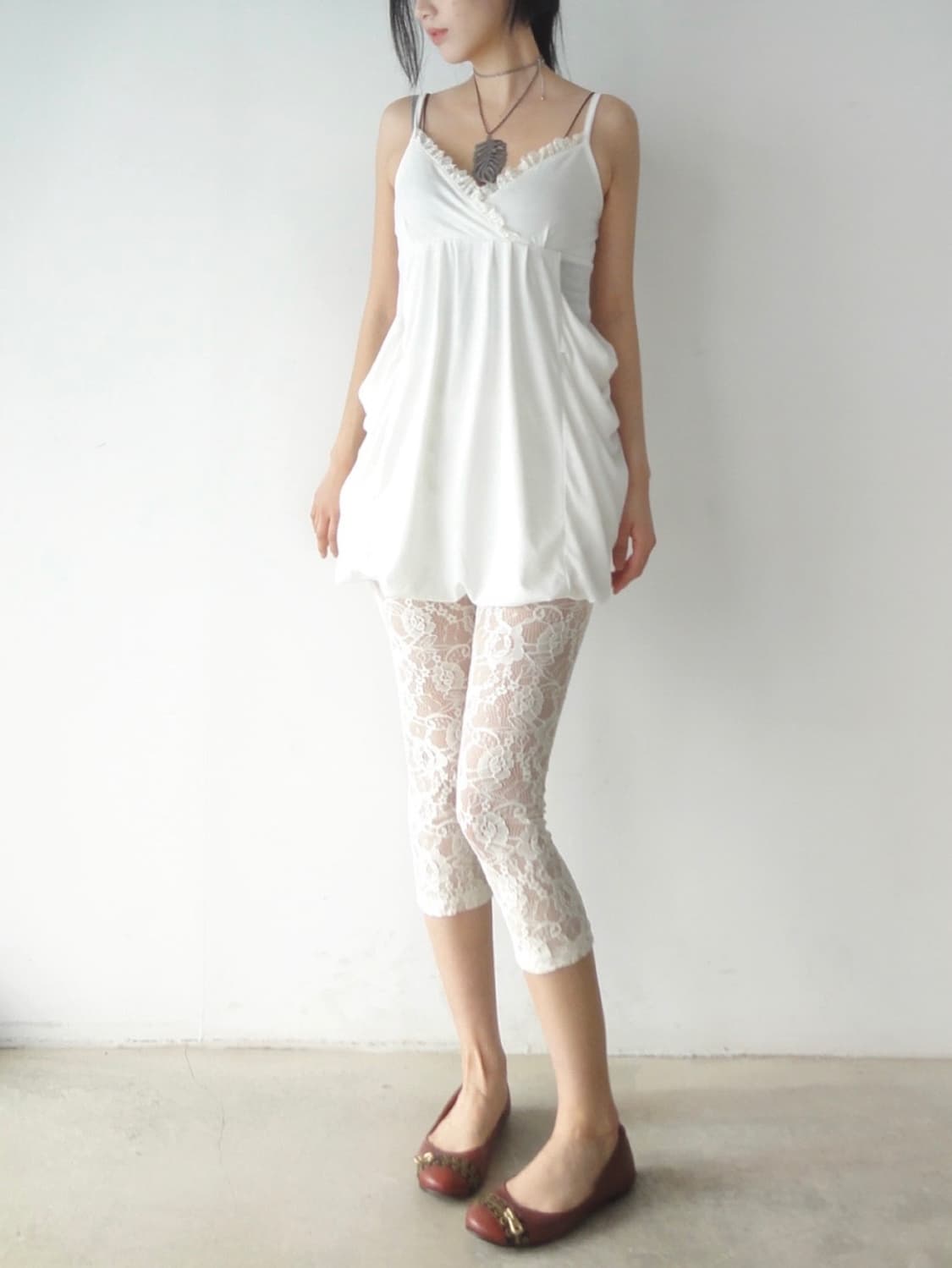 Drape camisole body suit 상품이미지8