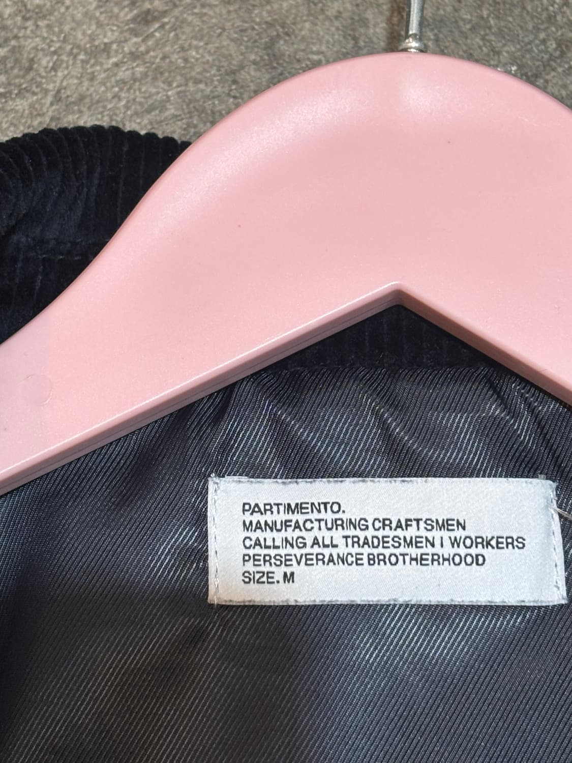 파르티멘토 코듀로이 골덴 바시티 자켓 M 상품이미지5