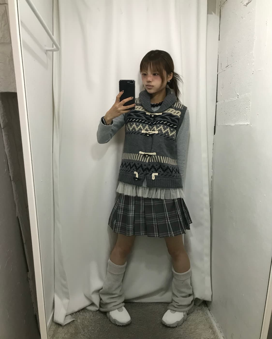 🦴노르딕 떡볶이 조끼 코디 세트 🦴 상품이미지1