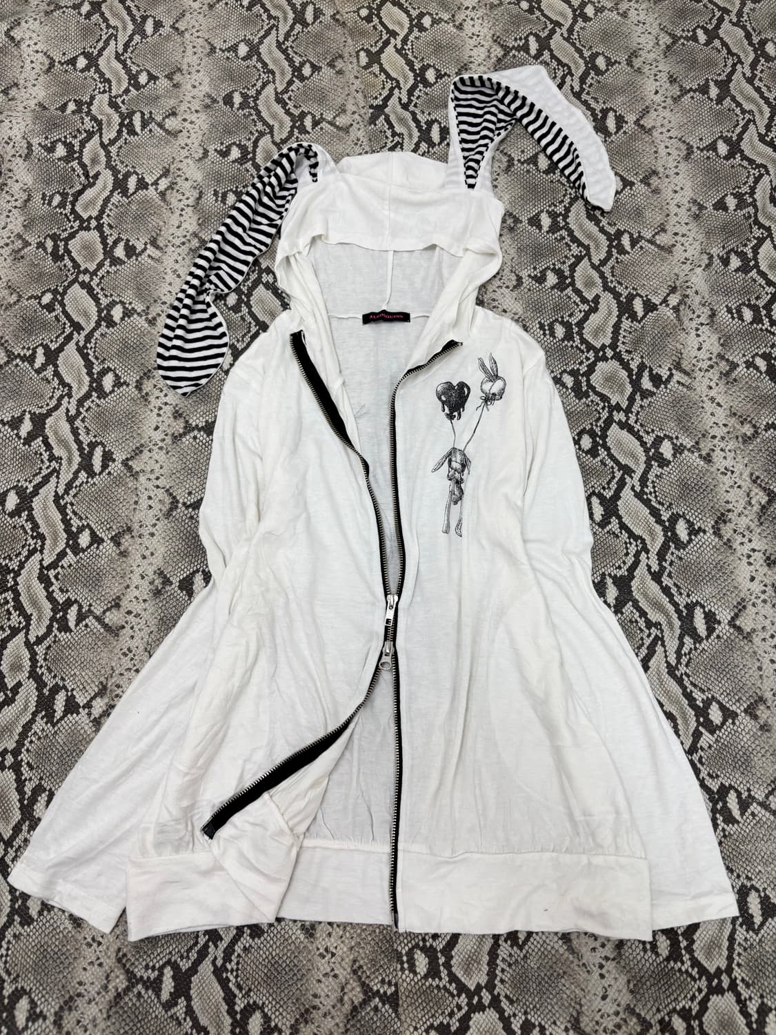 “Algonquins” 00’s Rare Design Stripe Rab 상품이미지4